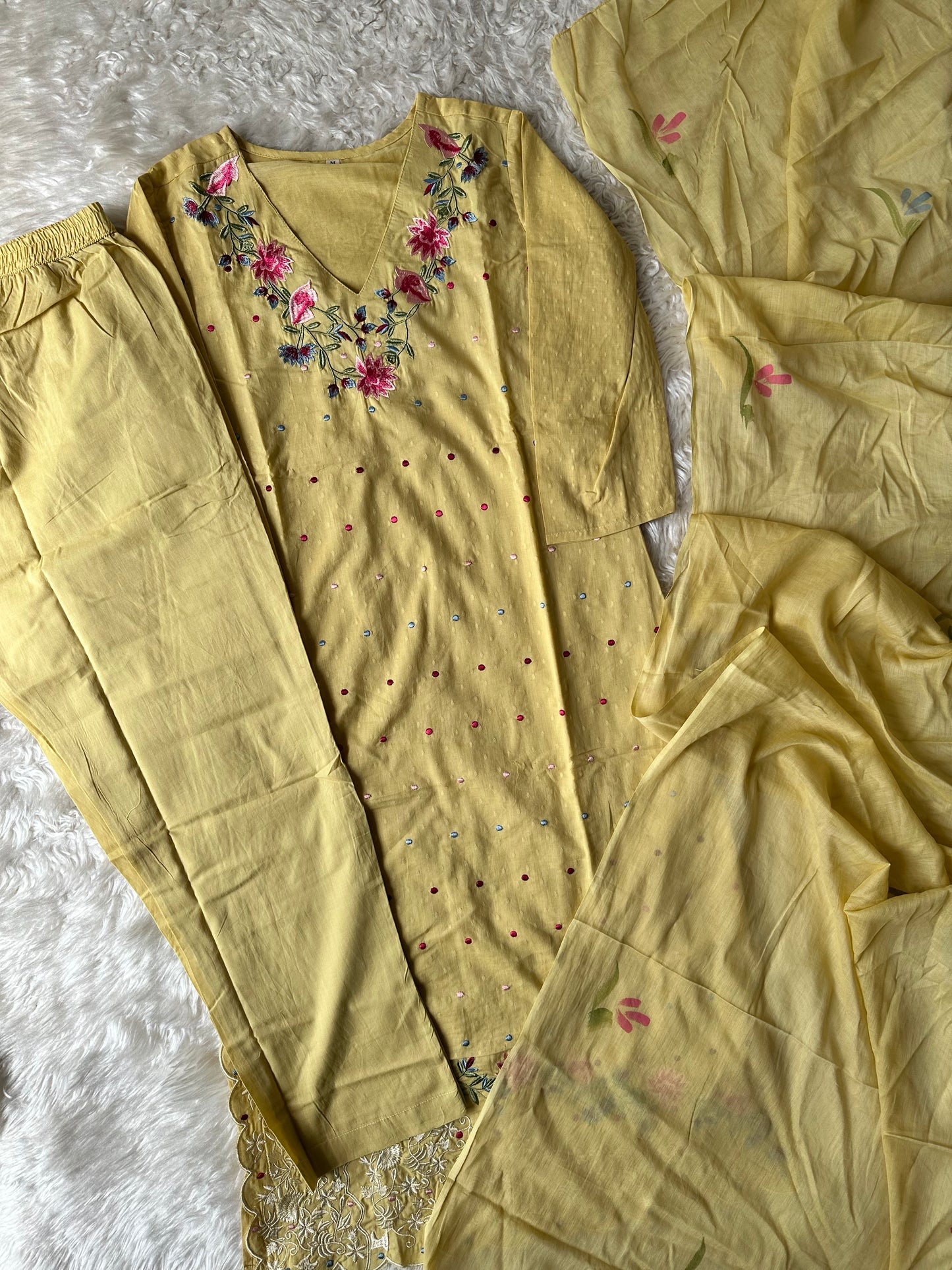 Premium Mul Cotton Thread Work Collection