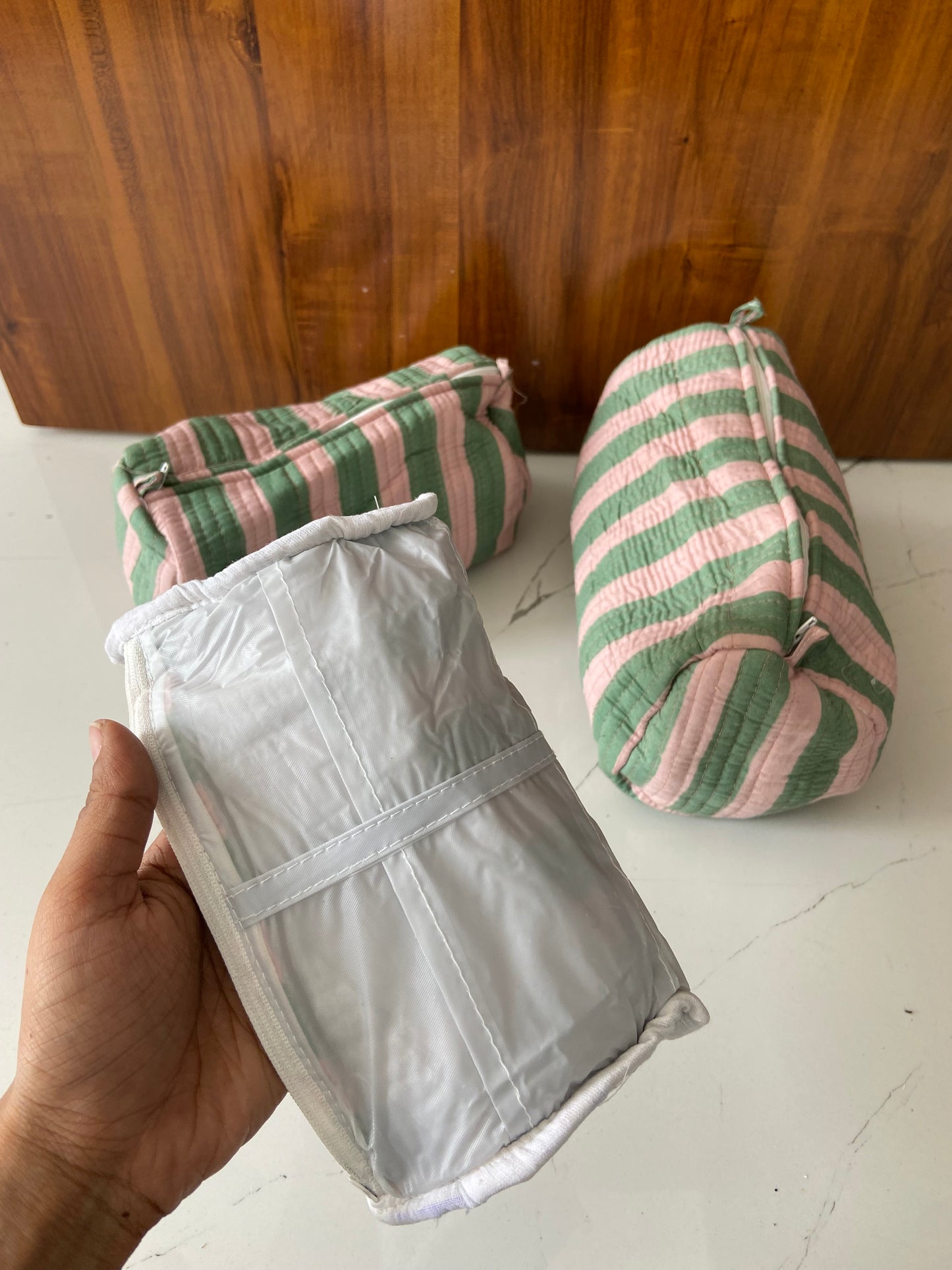 Cute 🌱 🌸 Utility Pouch (Set Of 3)