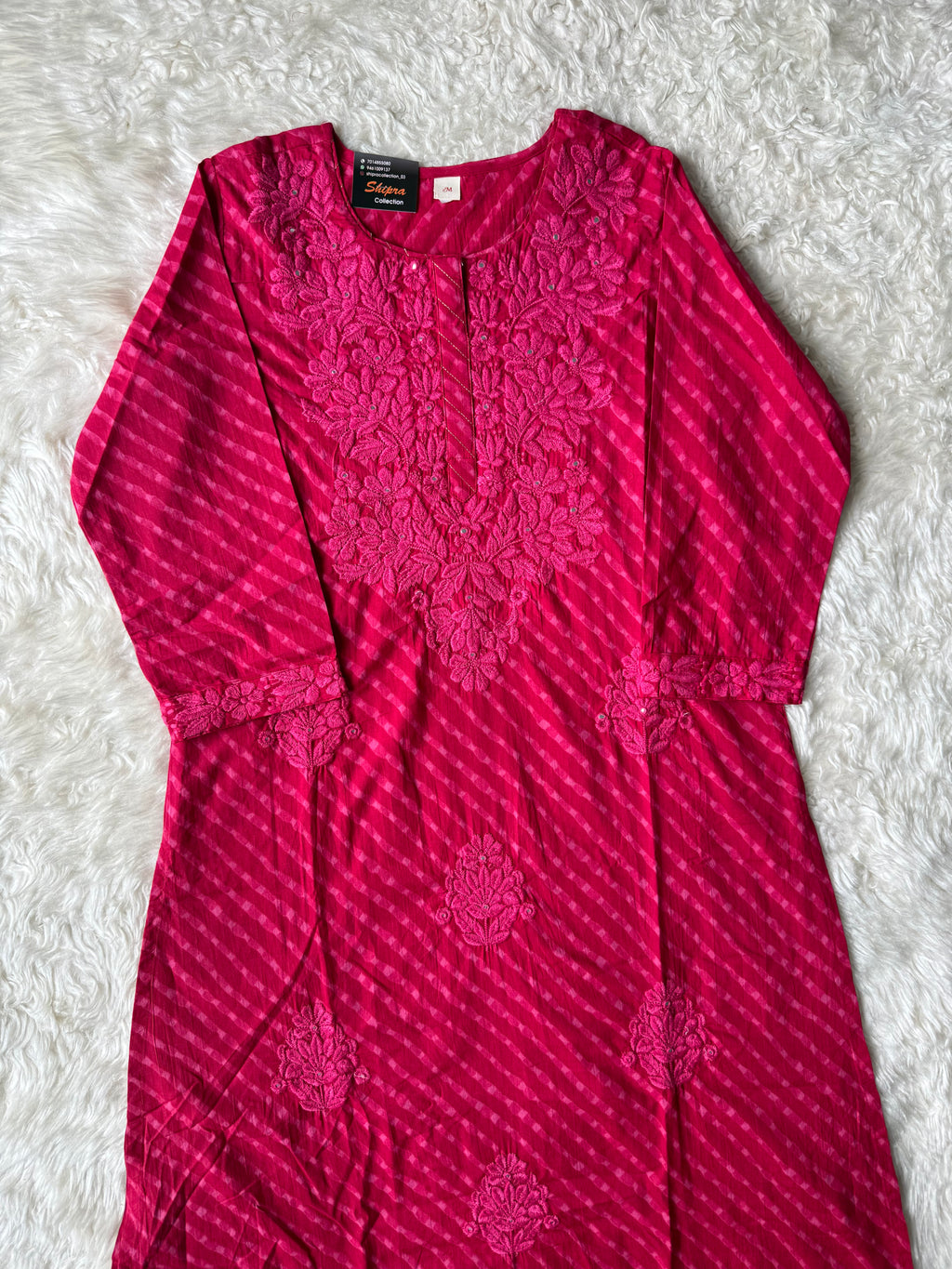 Premium Cotton Lehariya Set