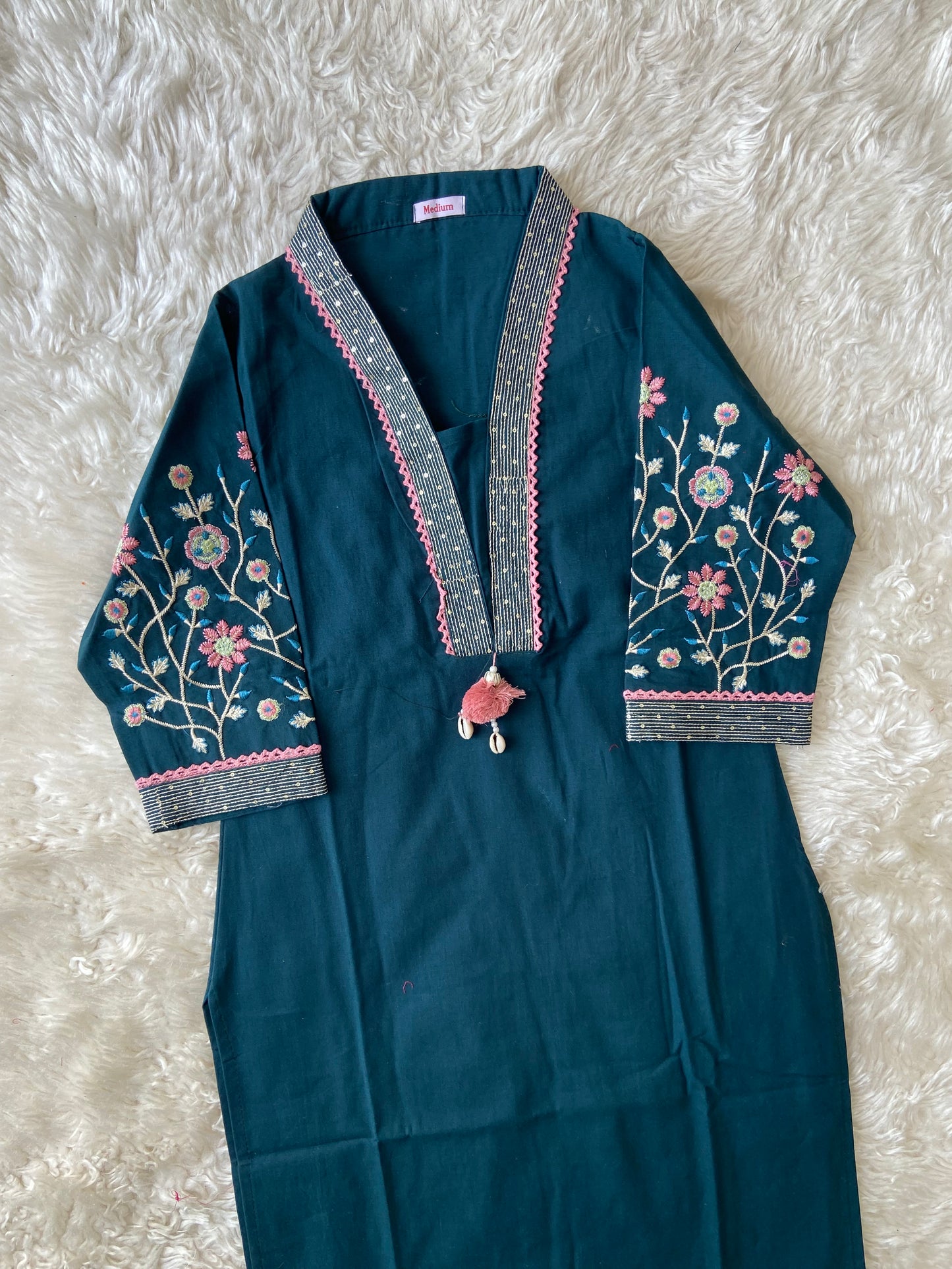 Khadi Cotton Kurti Pant Set