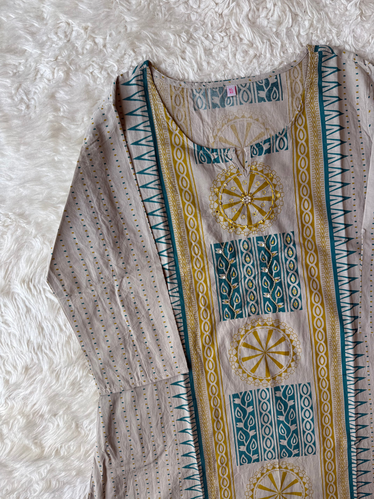Pure Cotton Kurti Pant Set