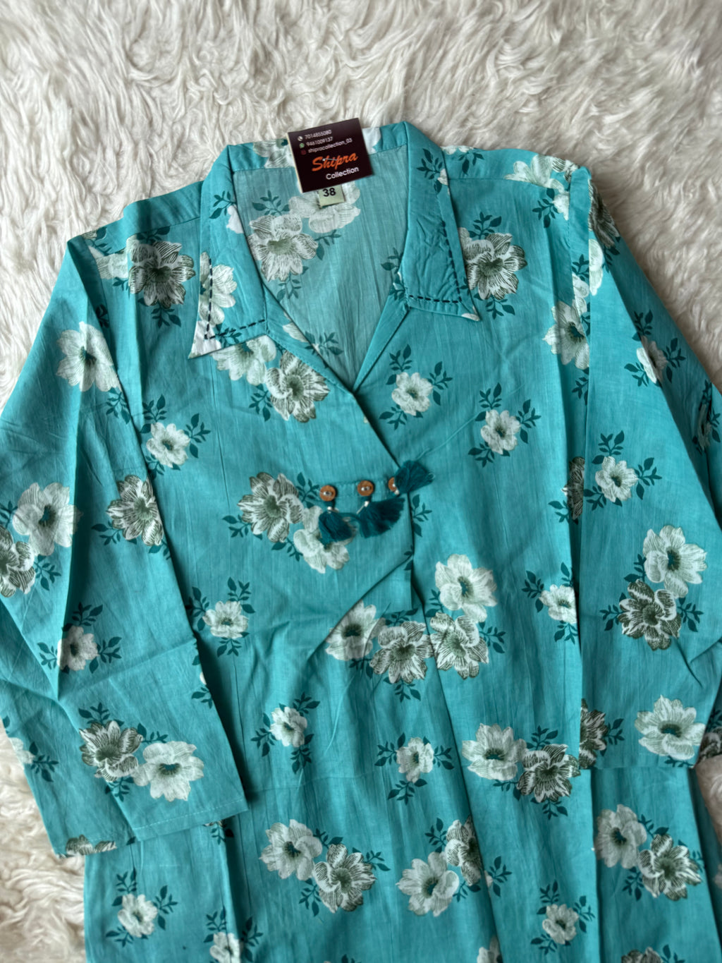 Pure Cotton Kurti Pant Set