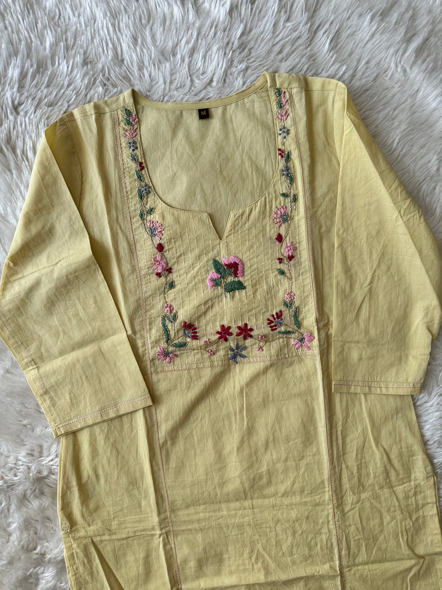 Mul Cotton Set with hand painted dupatta