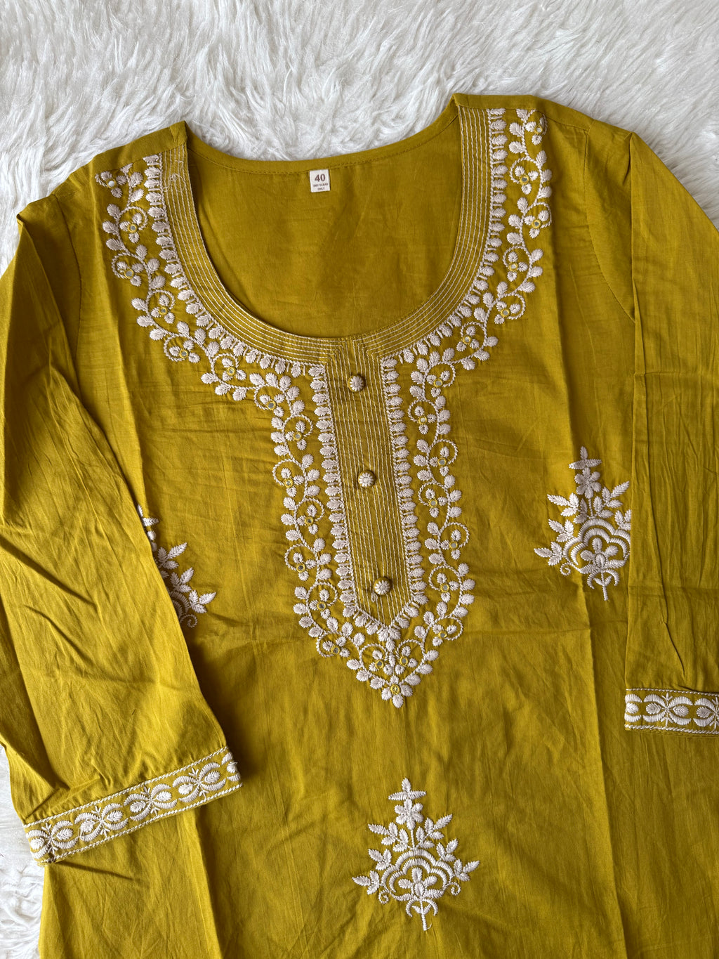 Premium Cotton Kurti Pant Dupatta Set