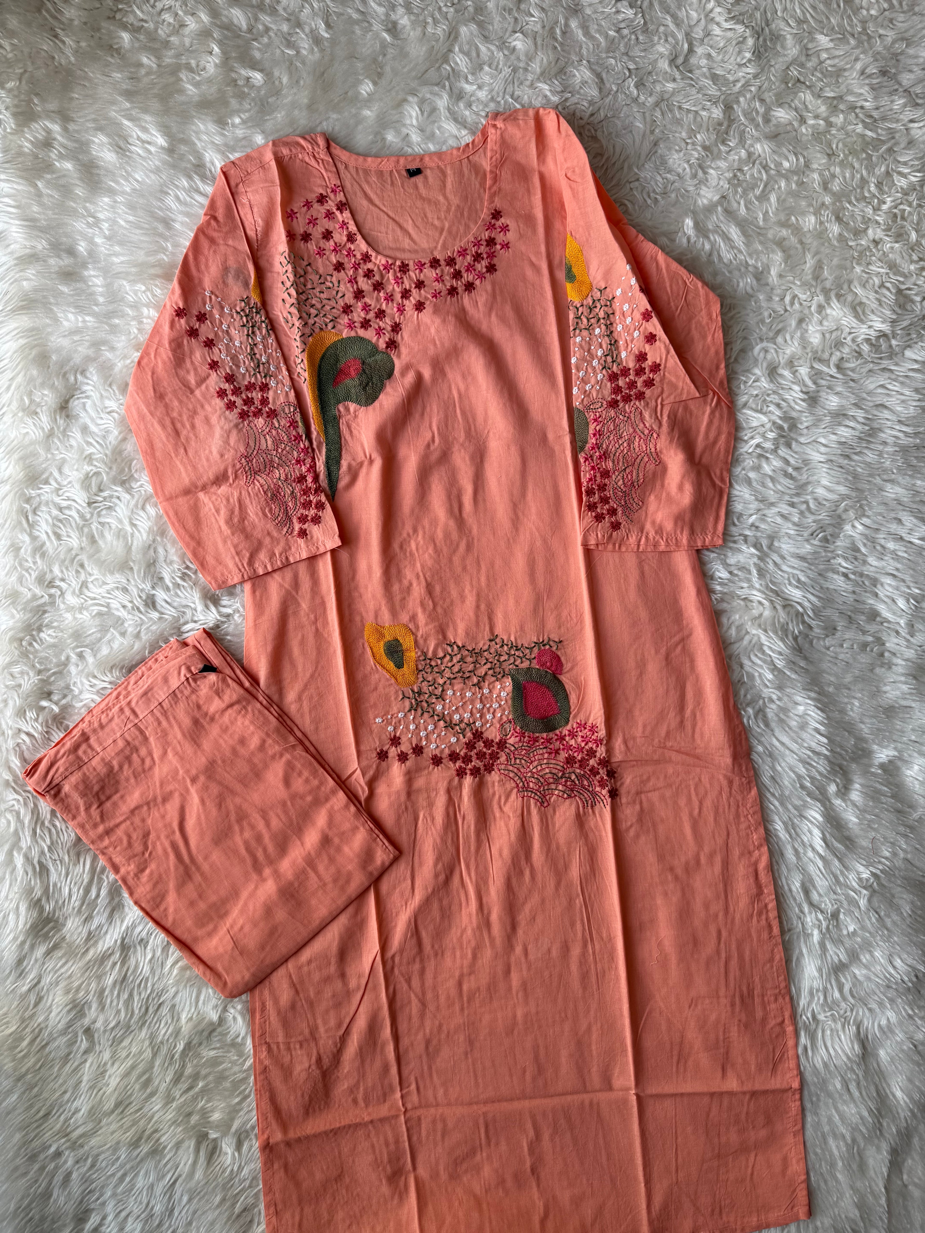 Cotton Kurti Pant Set
