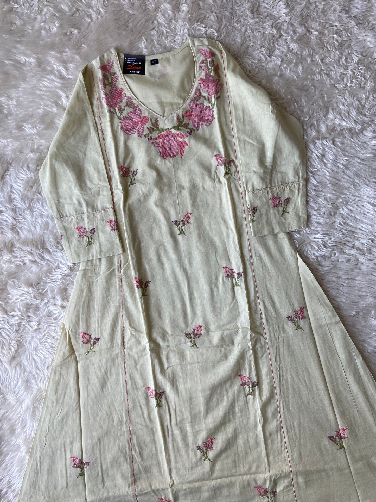 Premium Mul Cotton Thread Work Collection