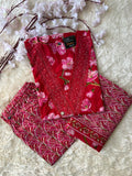 Pure Cotton Kurti Pant Dupatta Set