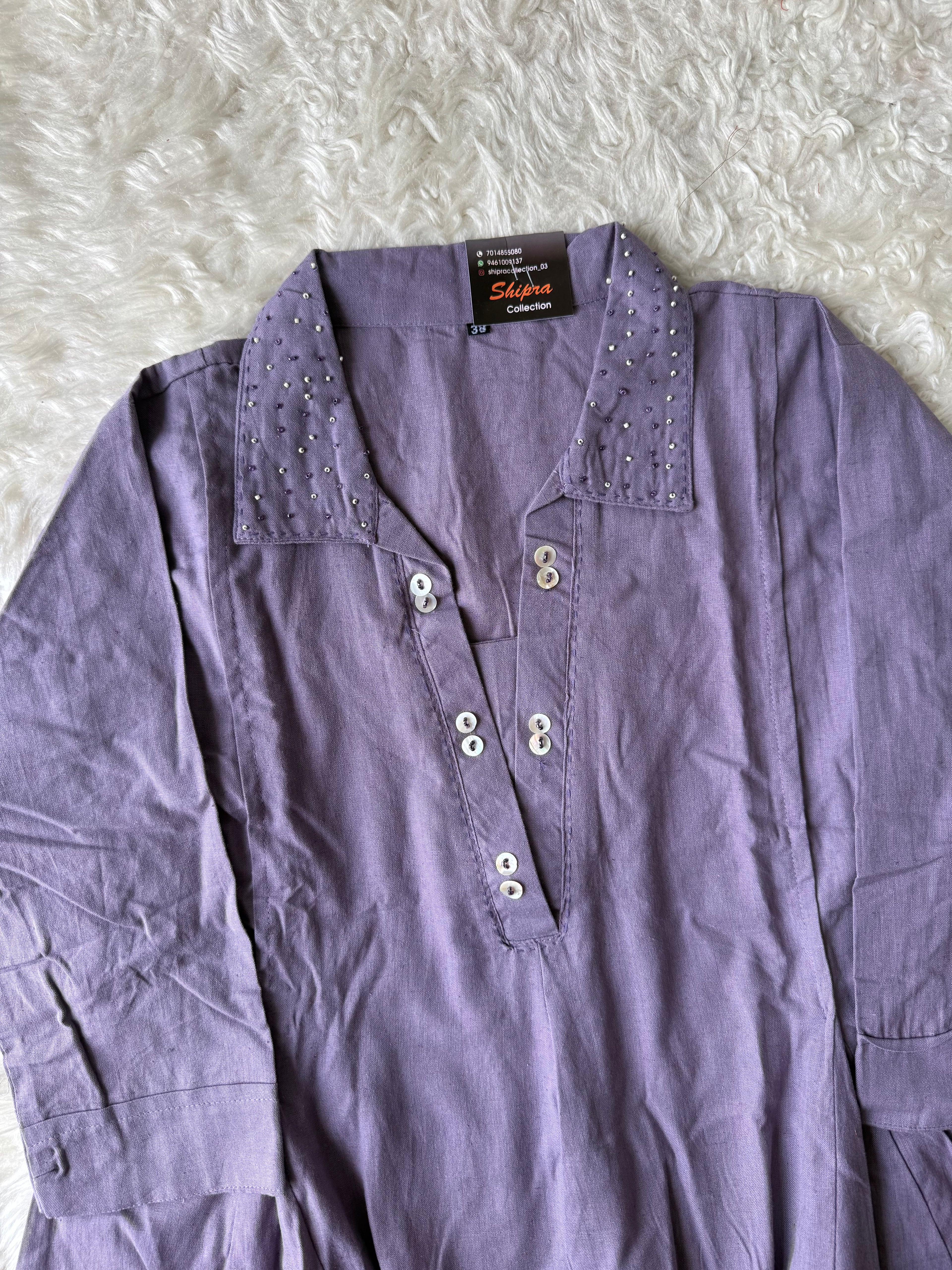 Soft Khadi Cotton Co-ord Set