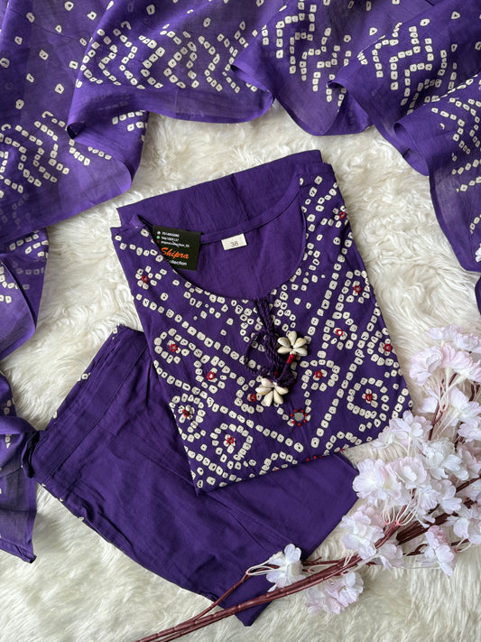 Premium Cotton Kurti Pant Cotton Set