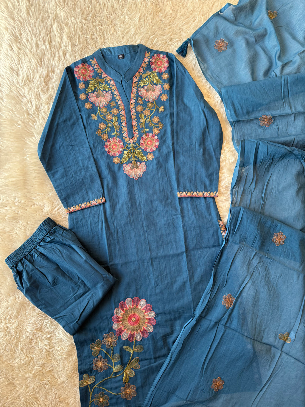 Premium Mul Cotton Thread Work Collection