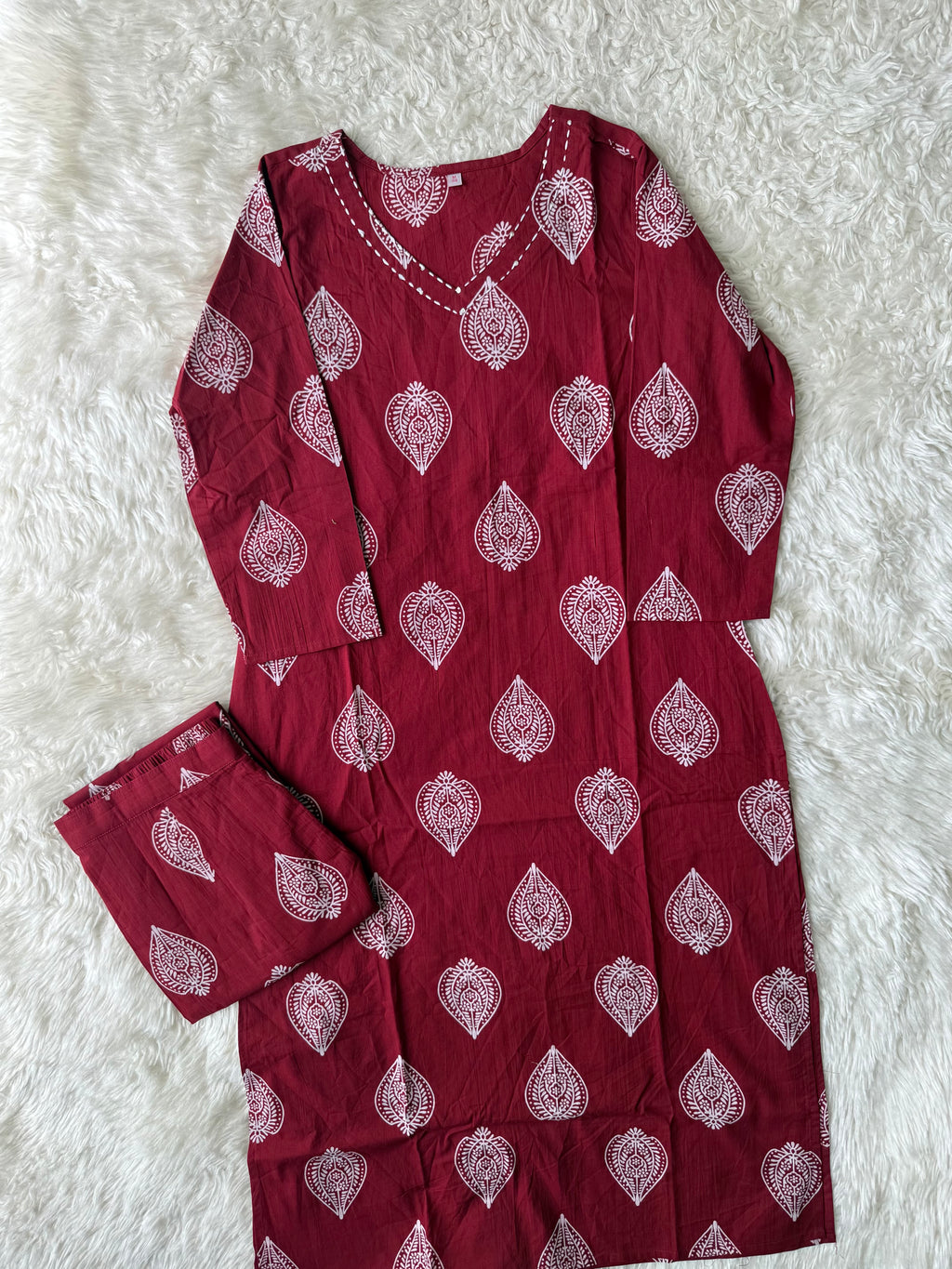 Premium Cotton Kurti Pant Set