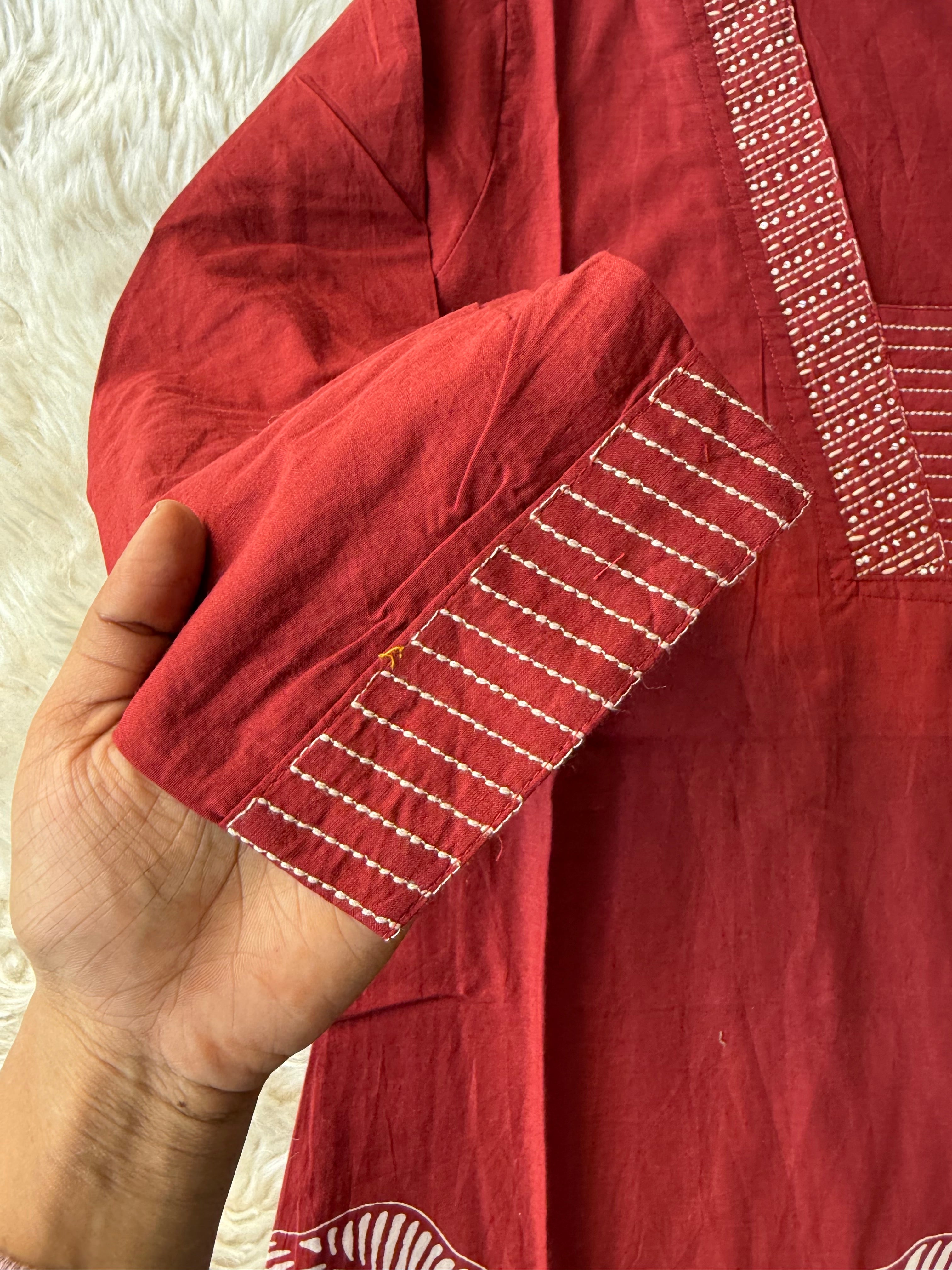 Budget Friendly Kurti Pant Dupatta Set