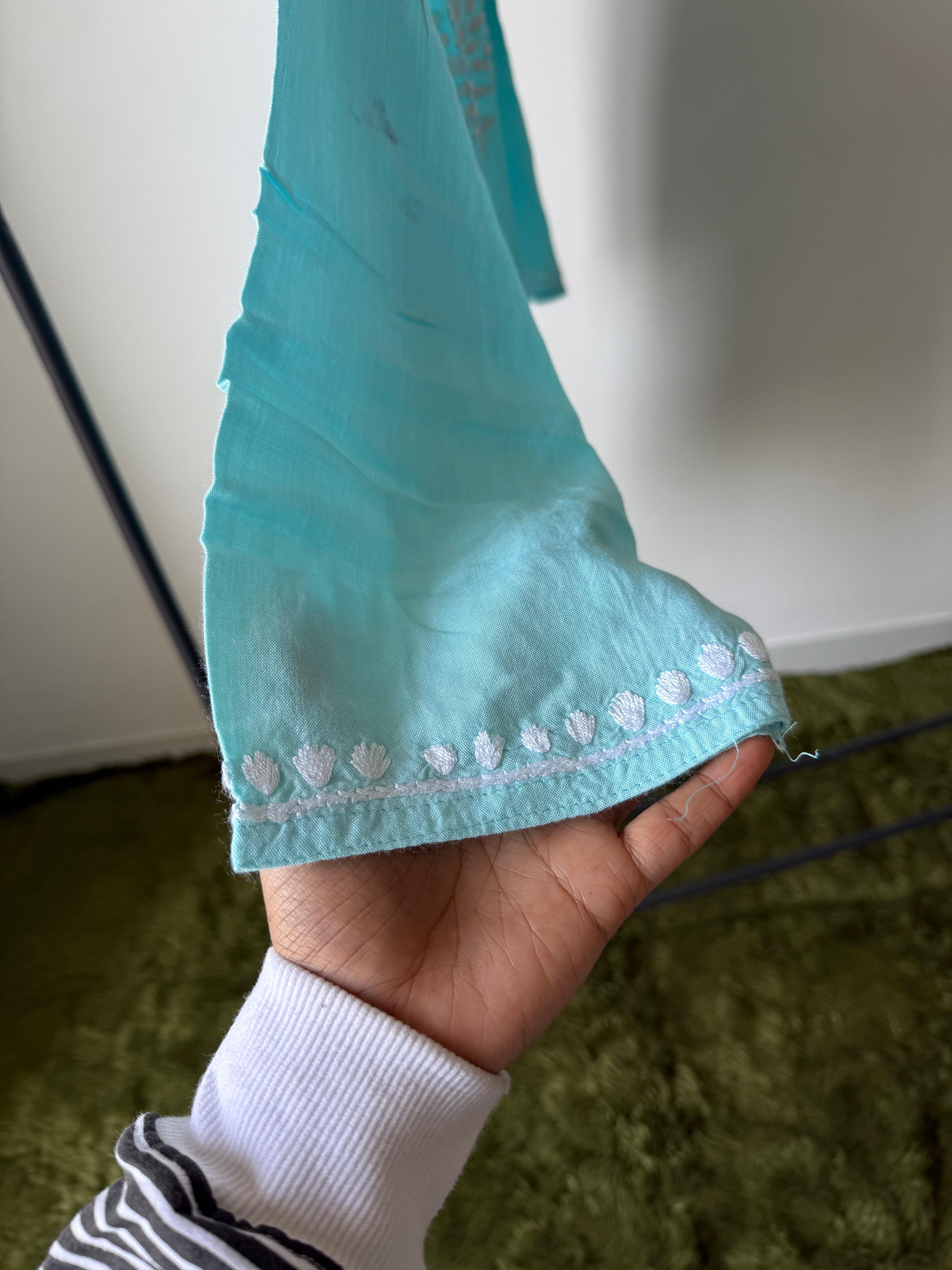 Heavy Rayon Chikankari Short kurti