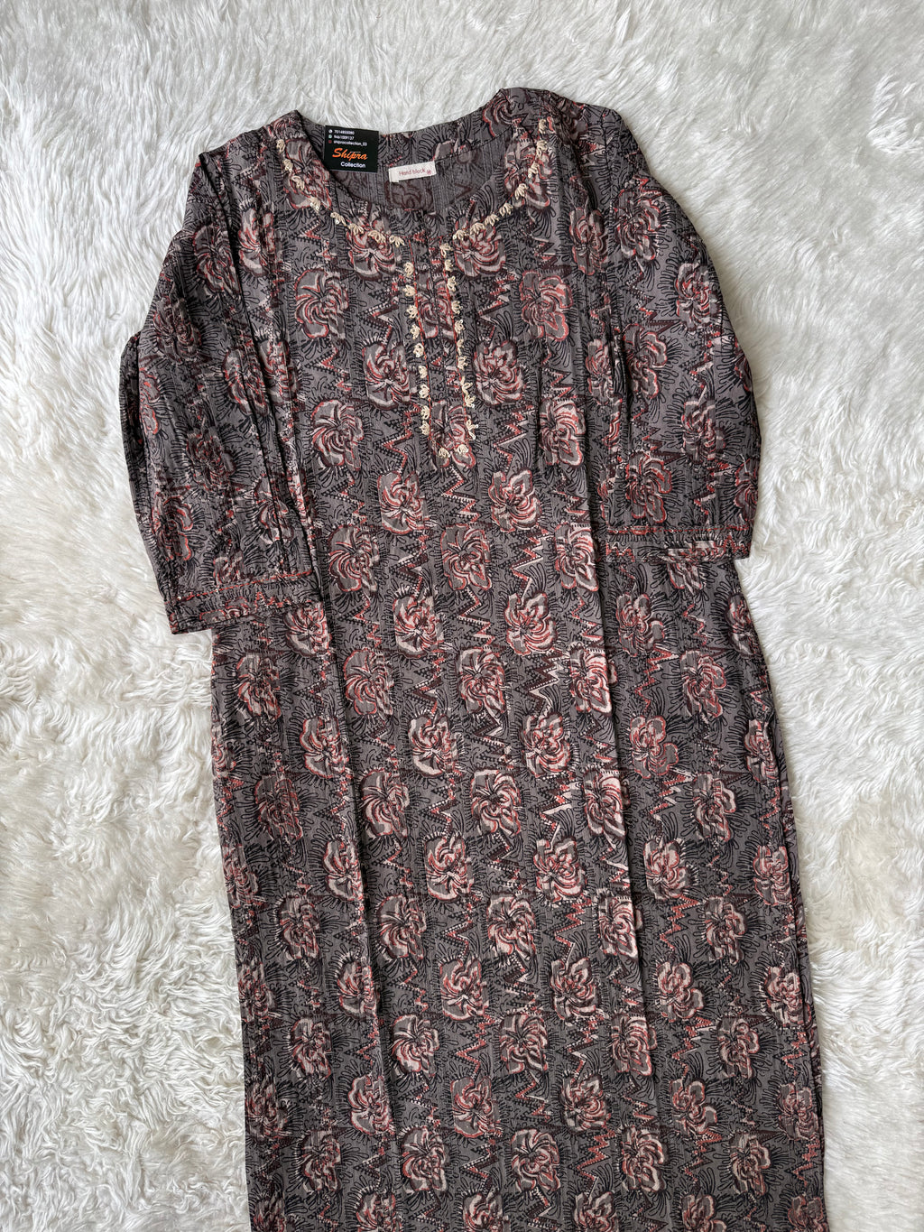 Premium Cotton Handblock Kurti