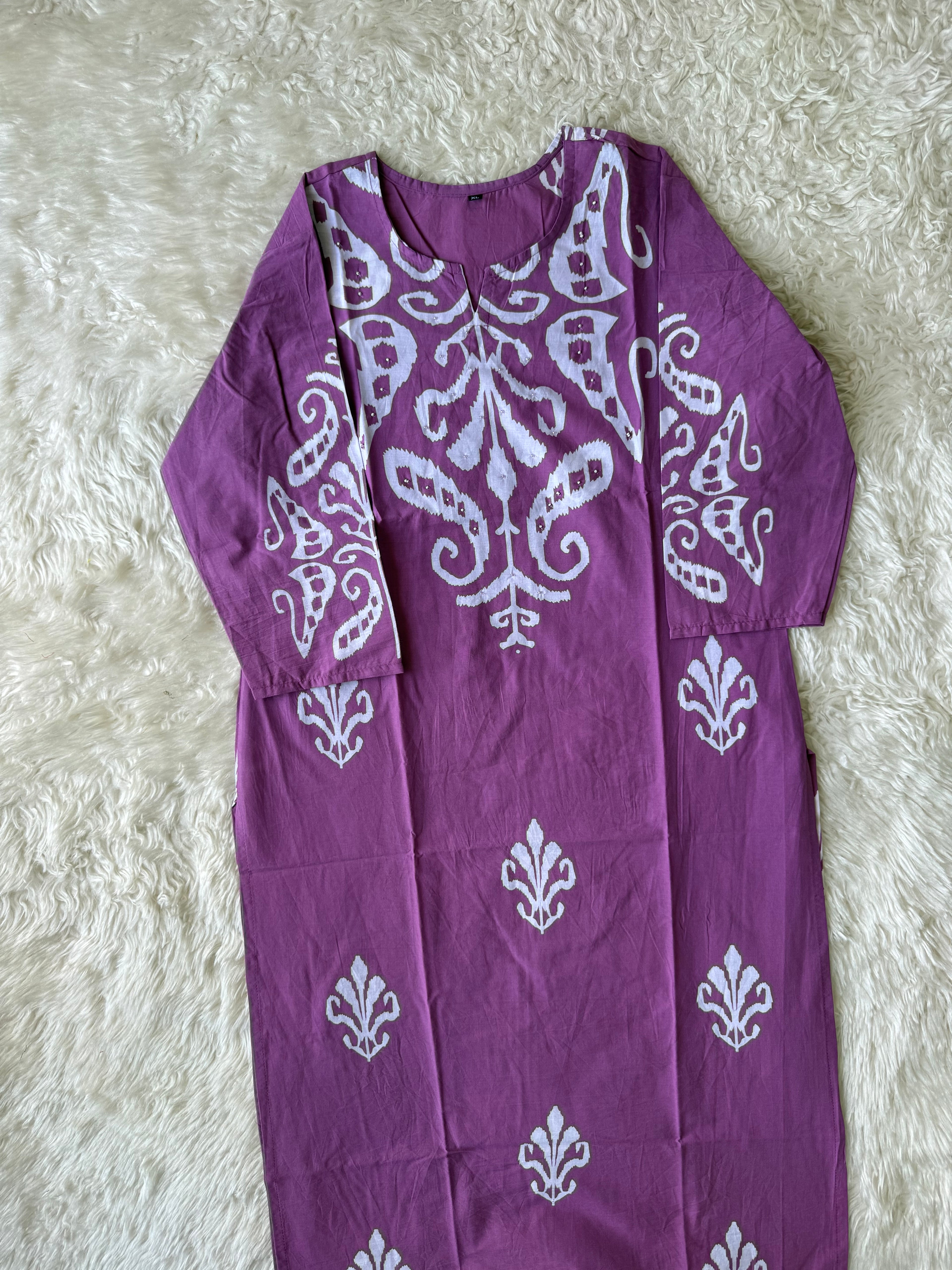 Cotton Kurti Pant Set