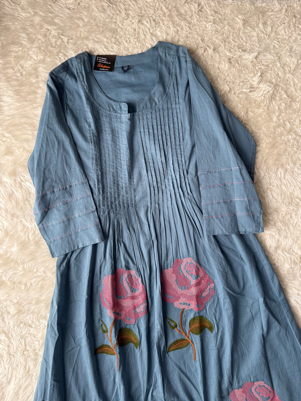 Premium Mul Cotton Thread Work Collection