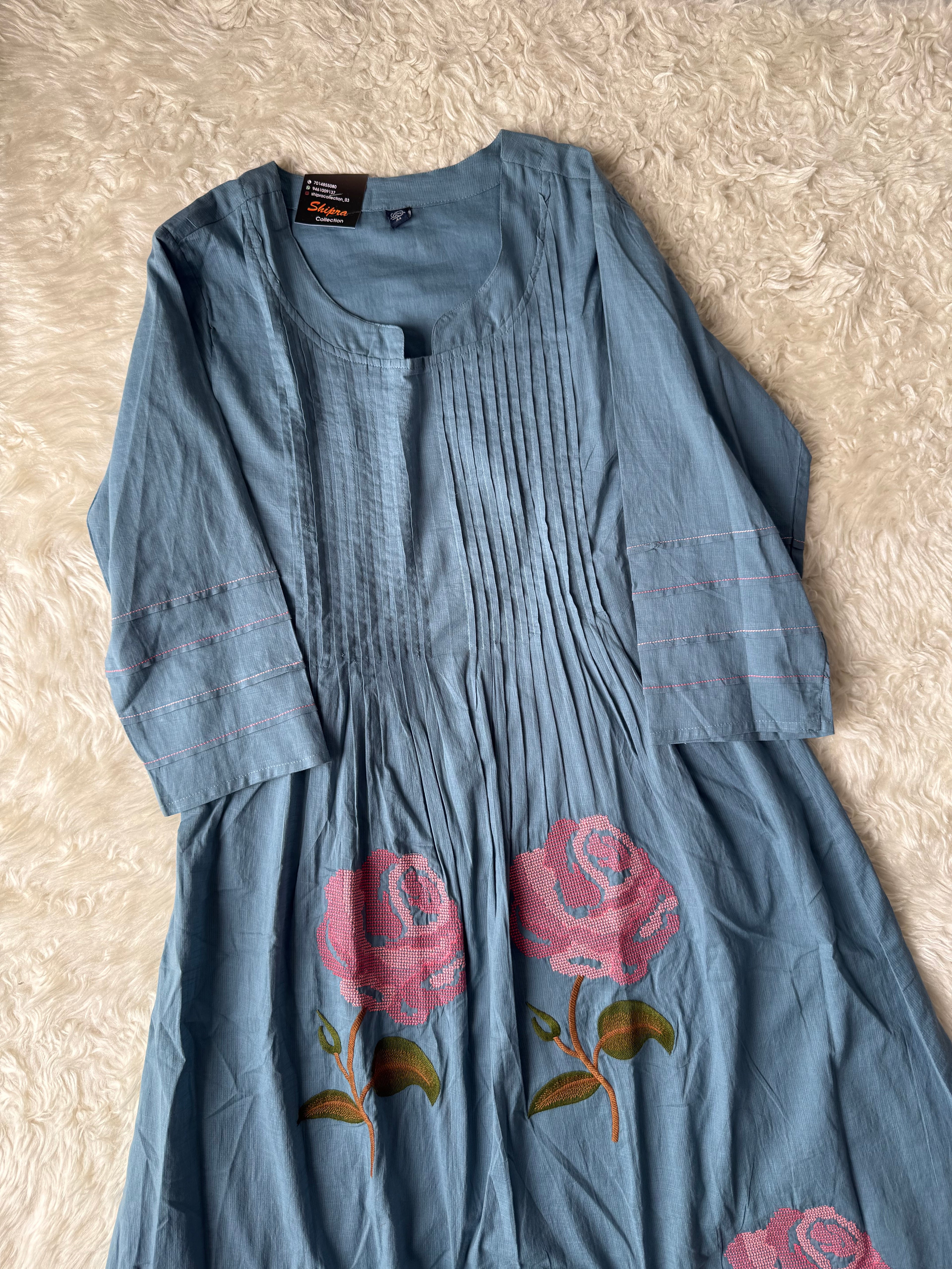 Premium Mul Cotton Thread Work Collection