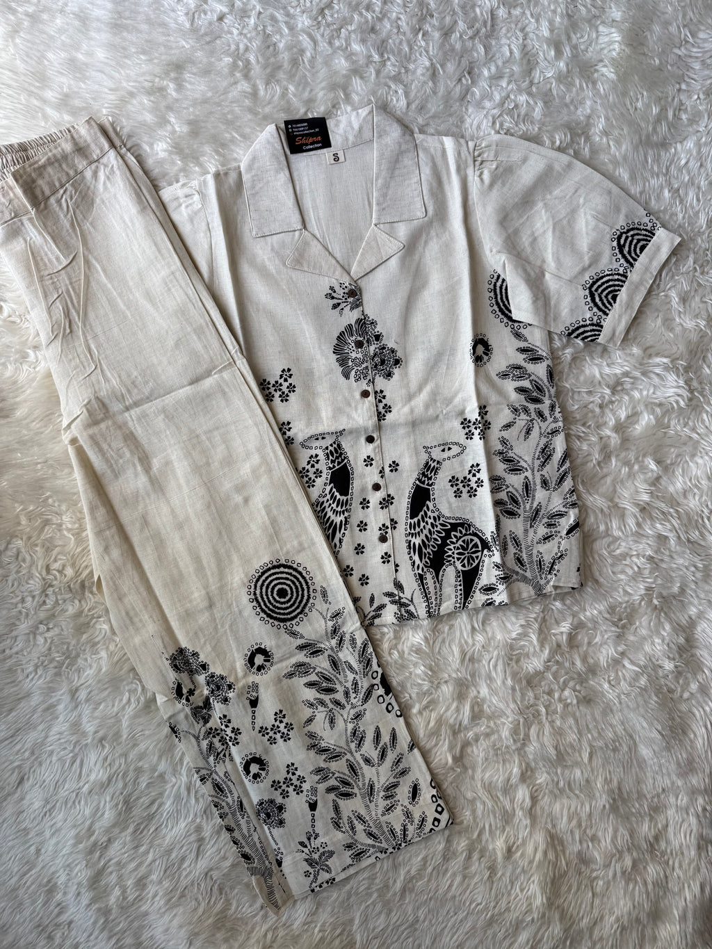 Soft Khadi Cotton Co-ord Set