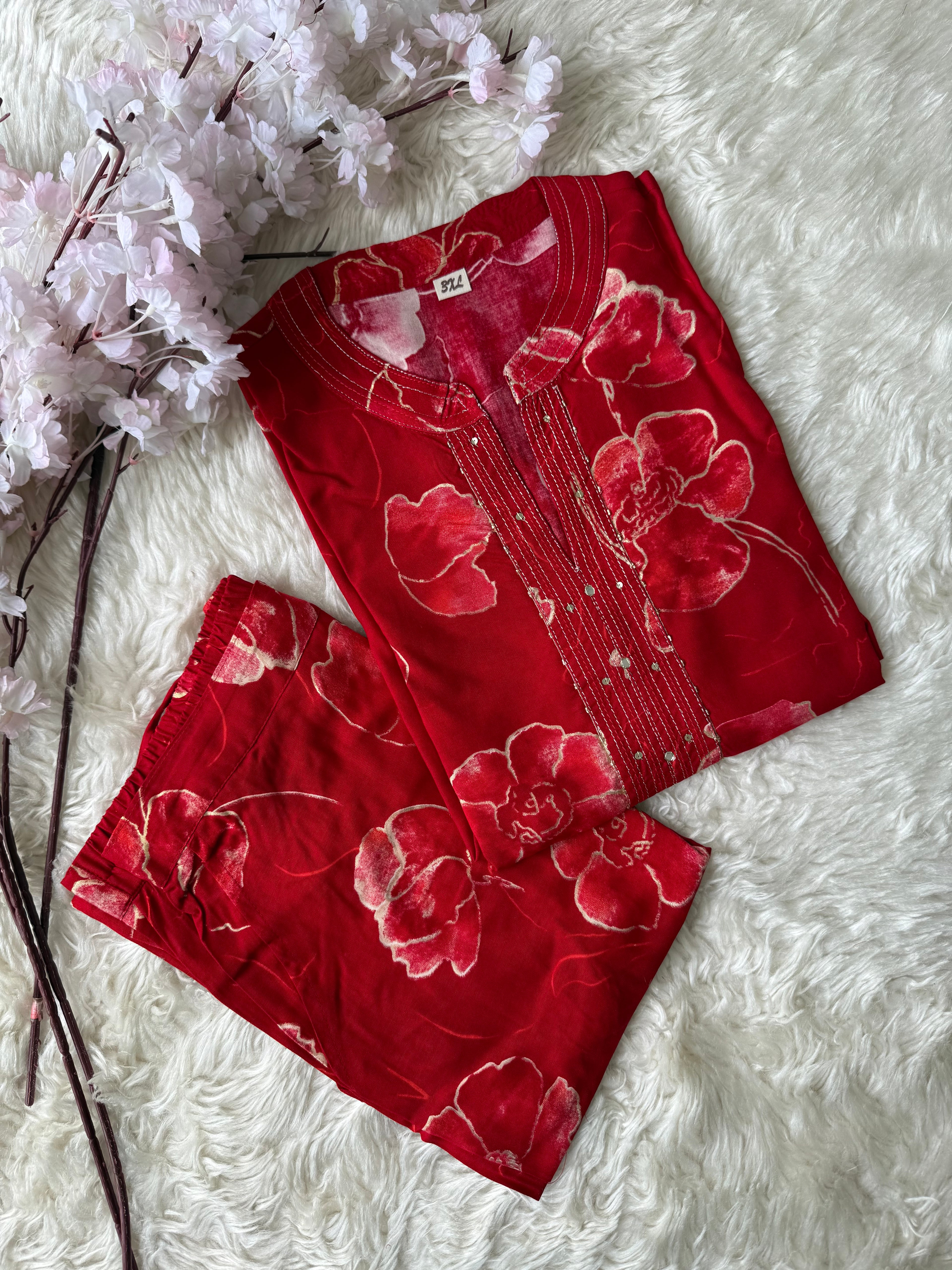 “Plus Size” Soft Rayon Co-ord Set