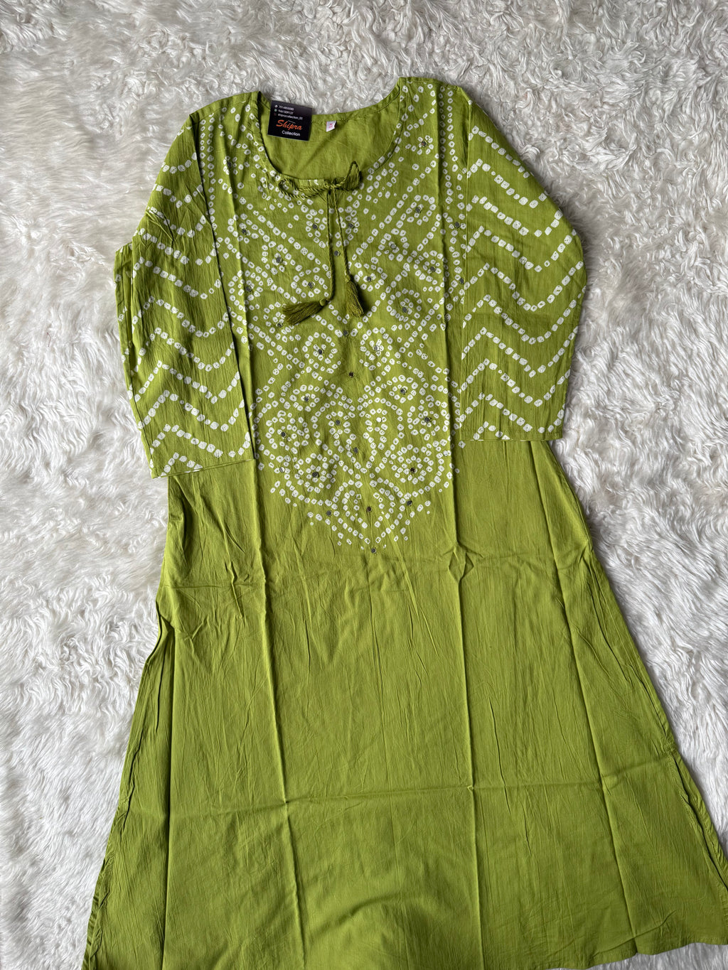Premium Cotton Bandhani Set