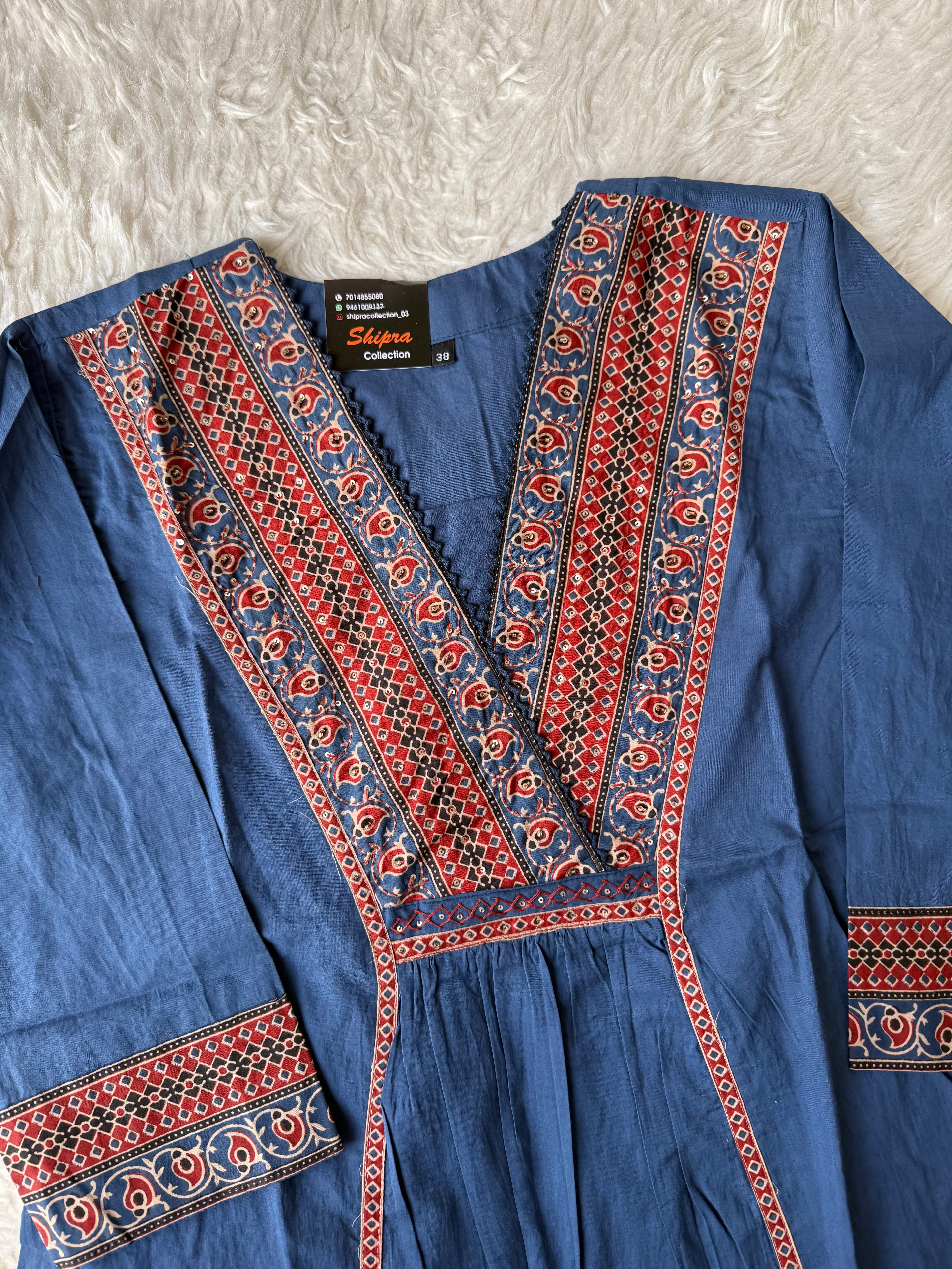 Premium Cotton Kurti Pant Dupatta Set