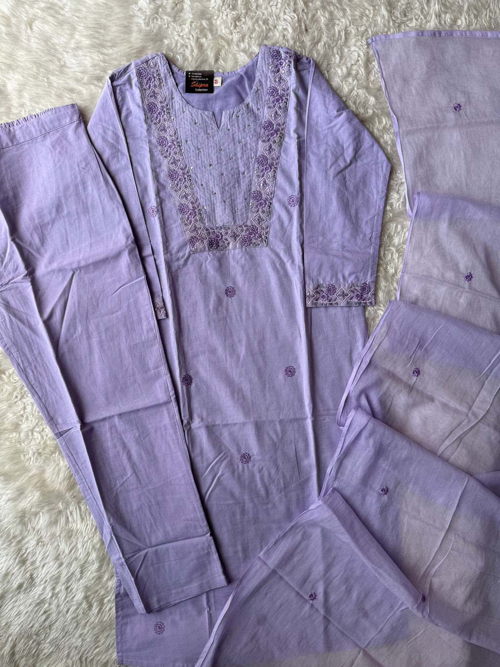 Premium Cotton Kurti Pant Dupatta Set
