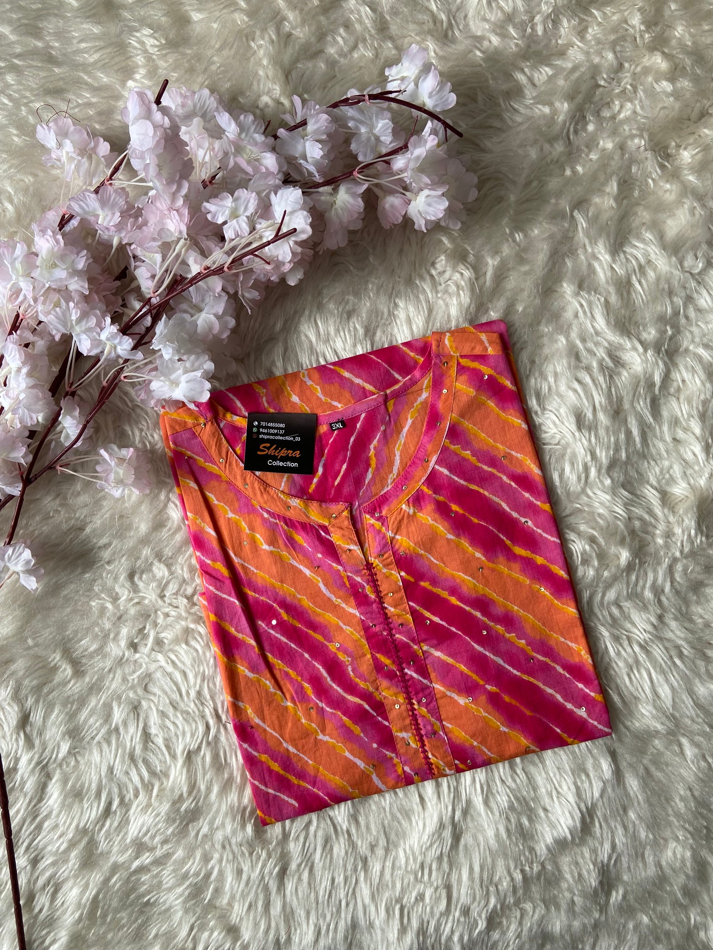 Plus Size Premium Cotton Lehariya
