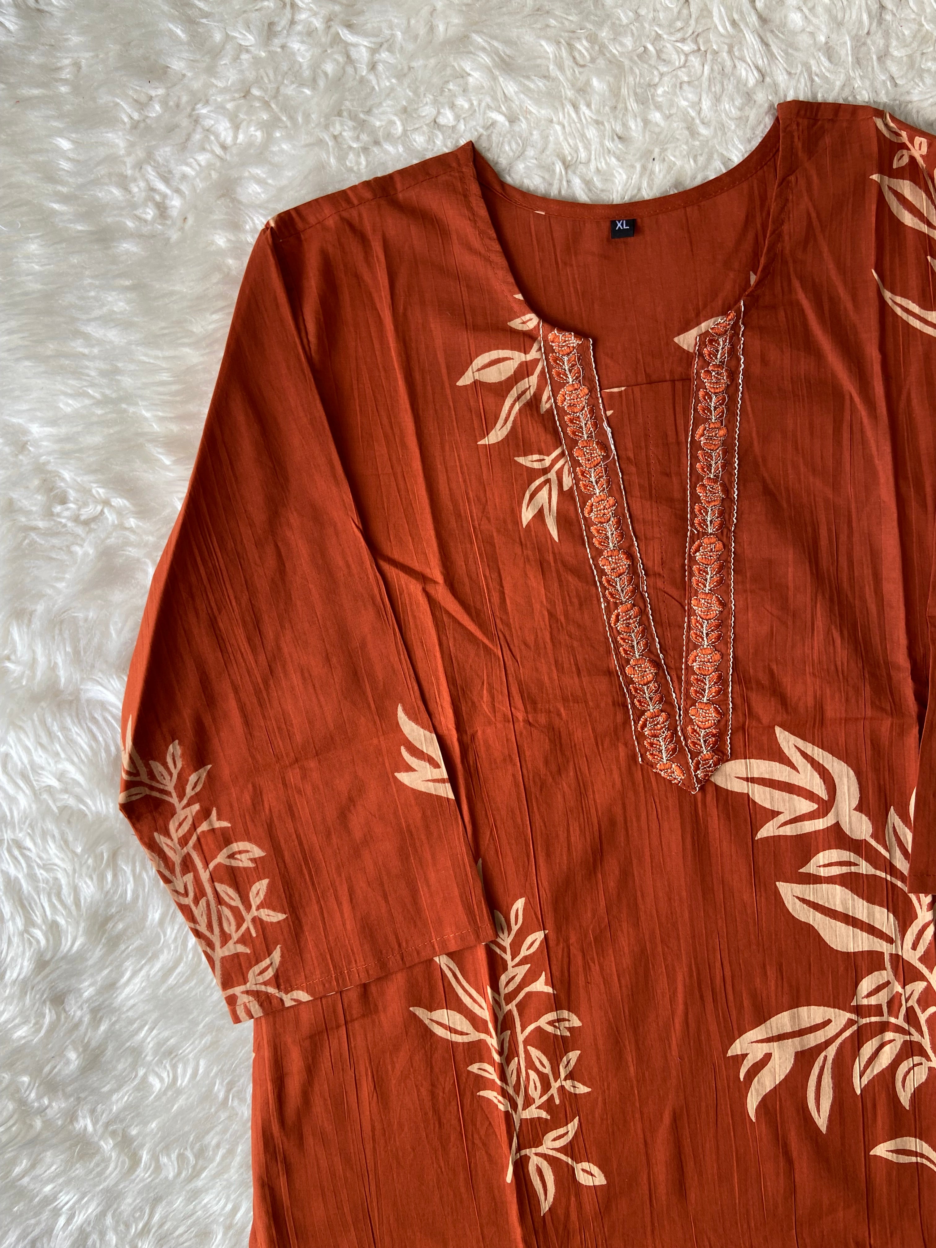 Budget Friendly Kurti Pant Dupatta Set