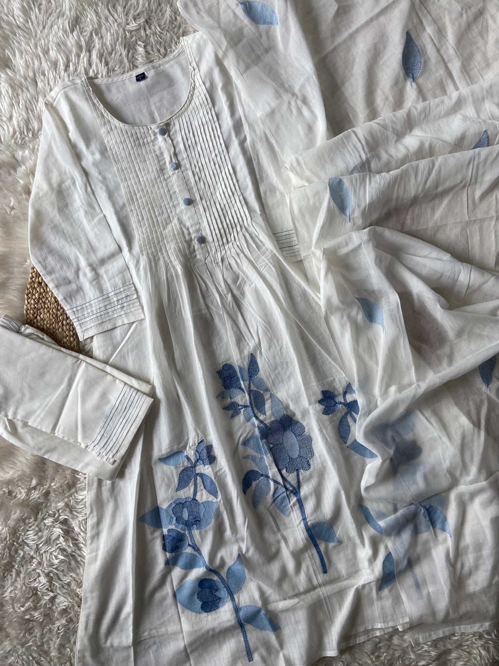 Premium Mul Cotton Thread Work Collection