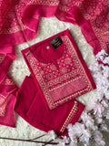 Premium Cotton Kurti Pant Dupatta Set