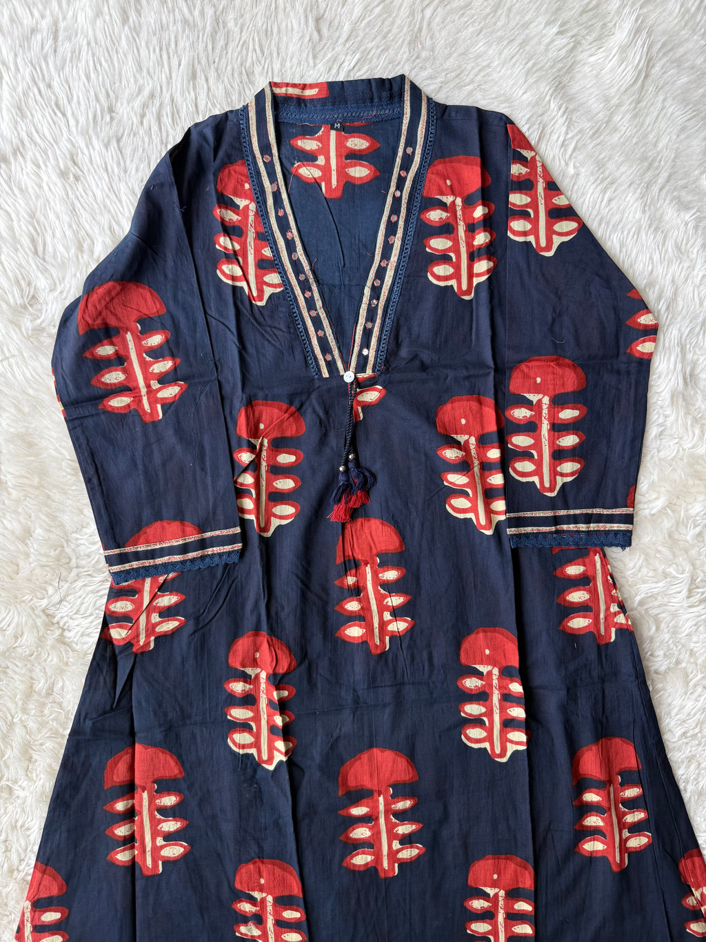 Cotton FLARE Kurti Pant Set