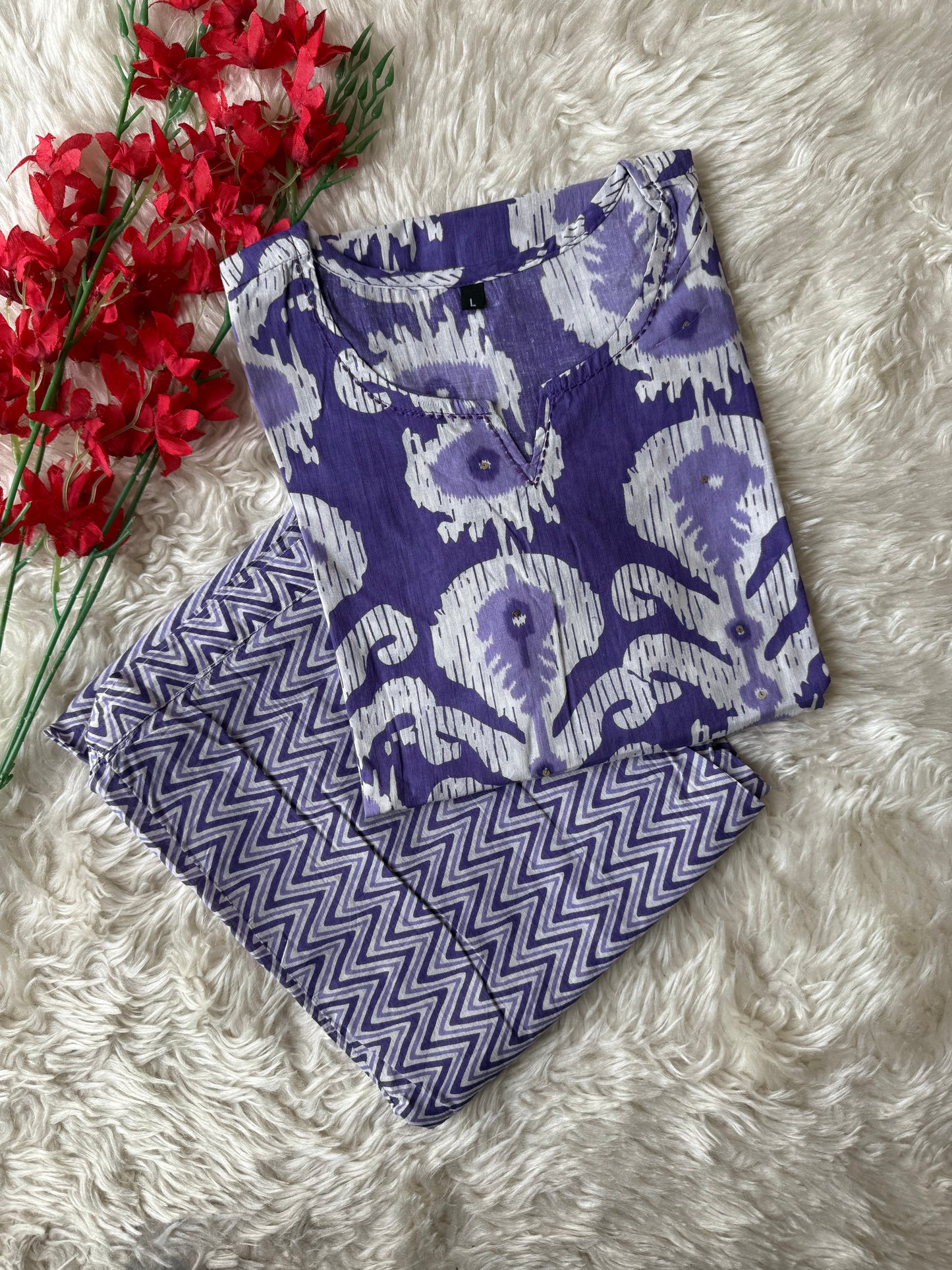 Cotton Kurti Pant Set