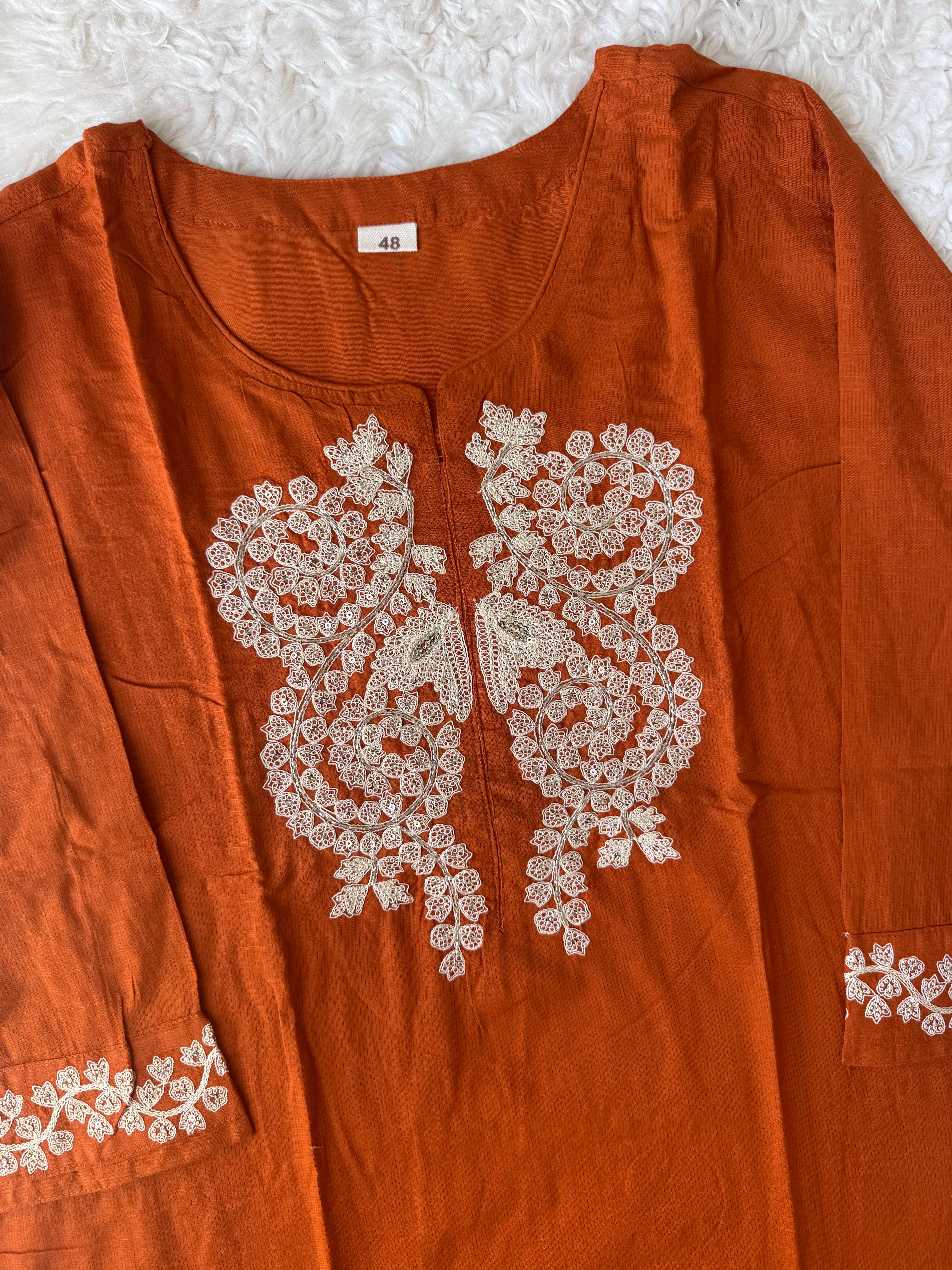 Premium Cotton Kurti Pant Dupatta Set