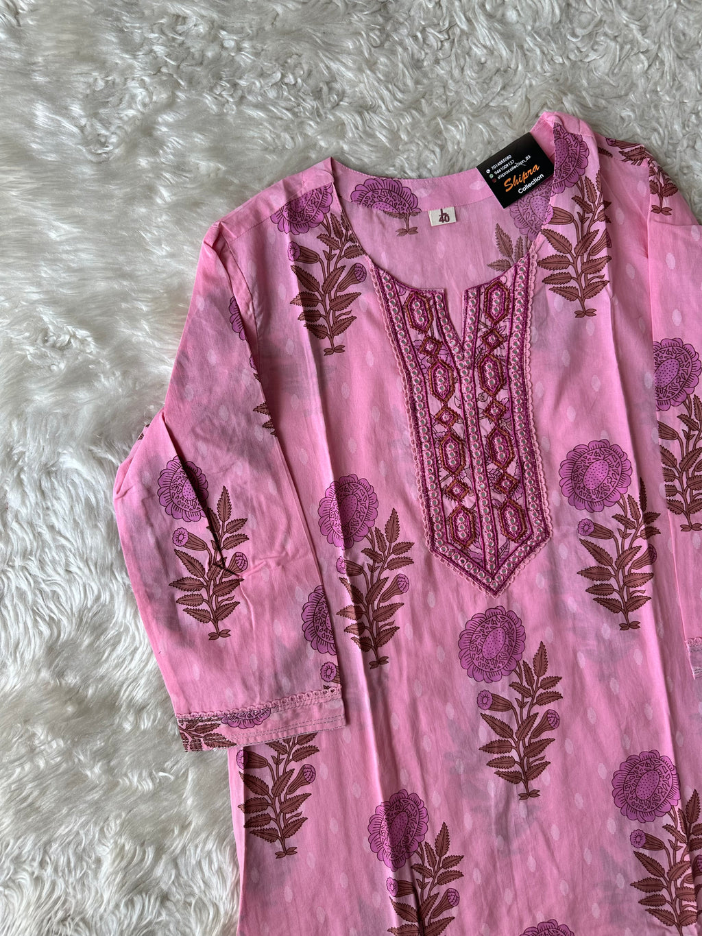 Premium Cotton Kurti Pant Dupatta Set