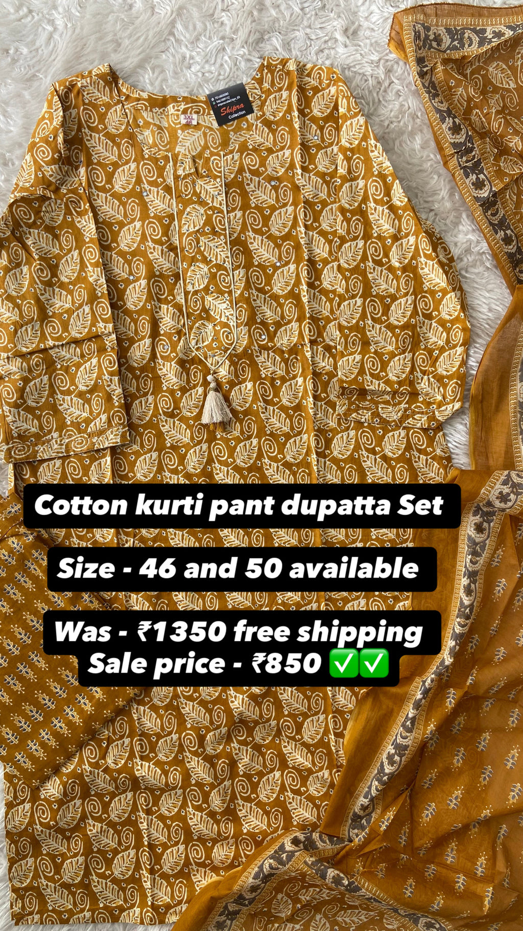 Khadi Cotton Aline kurti