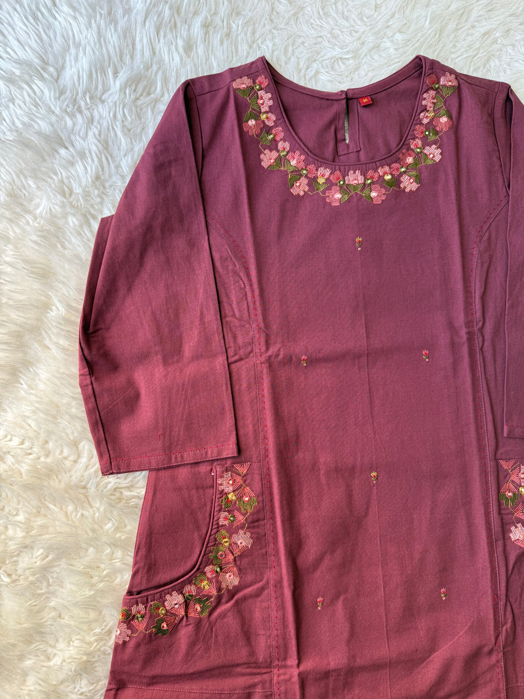 Premium Khadi Cotton Kurti Pant Set