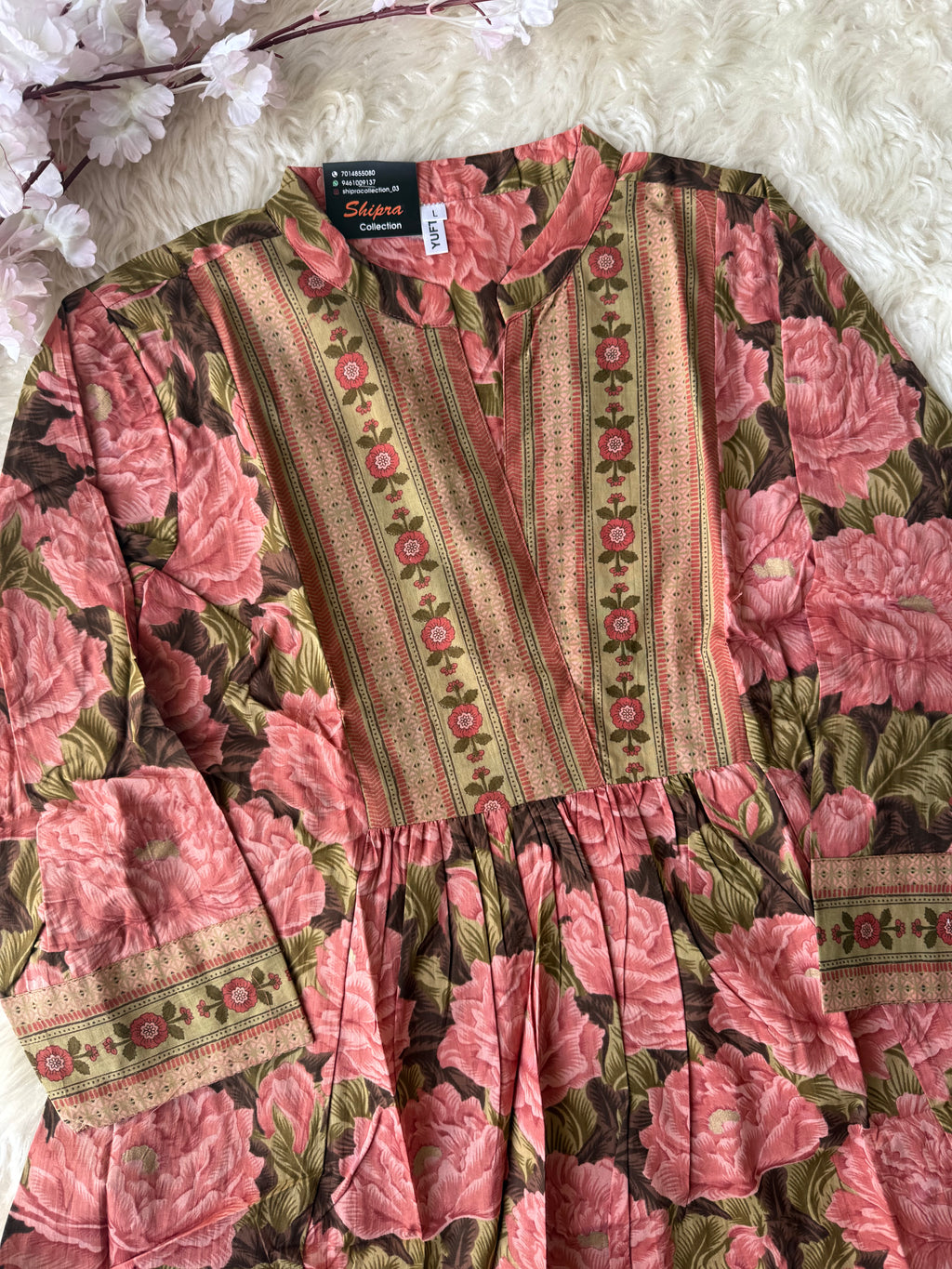 Premium Cotton Peplum Kurti