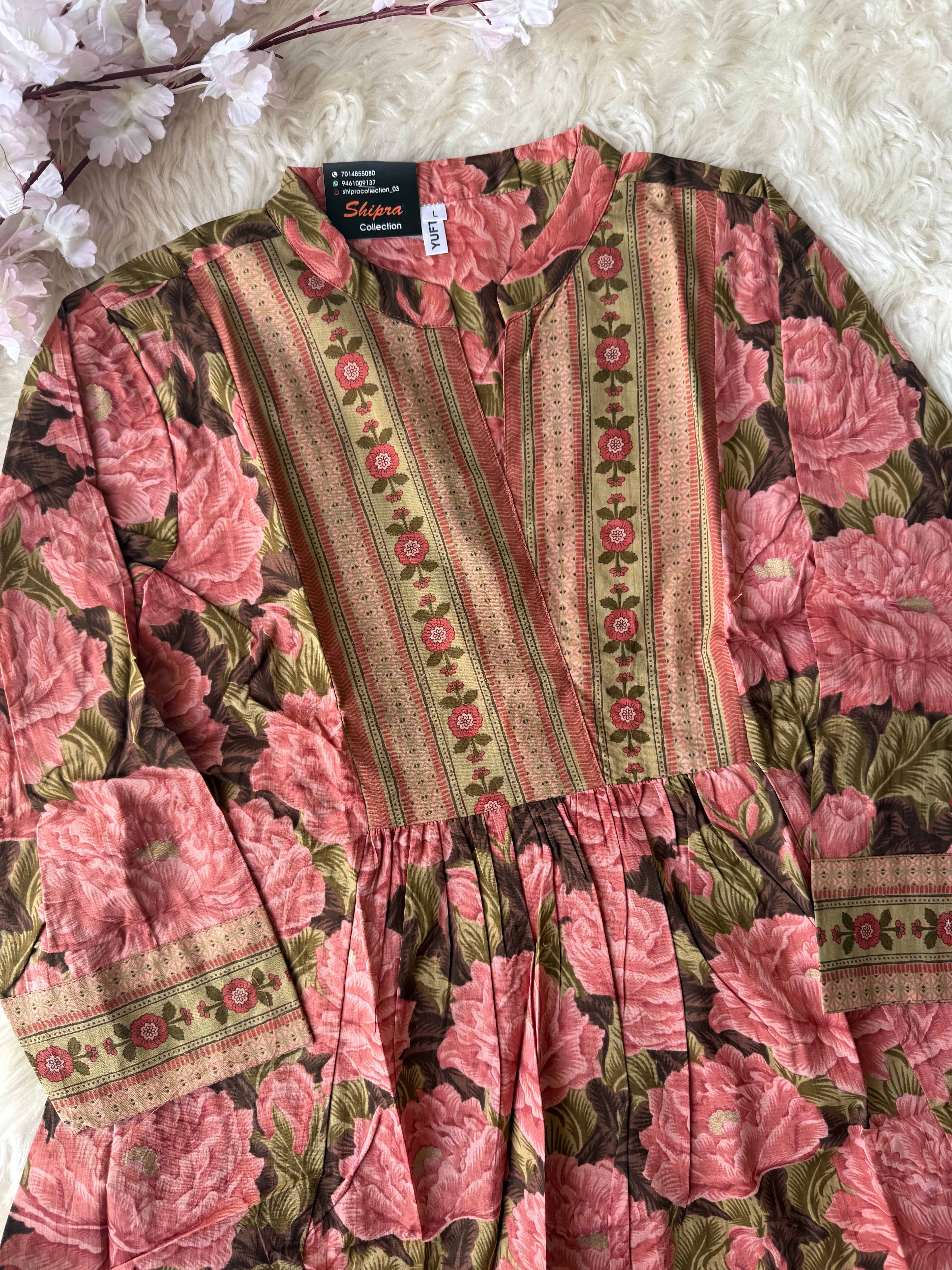 Premium Cotton Peplum Kurti