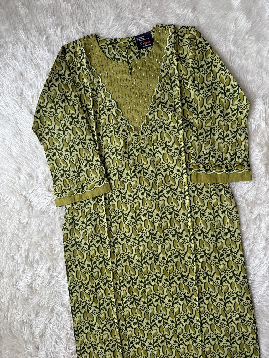 Premium Cotton Kurti Pant Dupatta Set