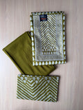 Premium Cotton Unstitched Set