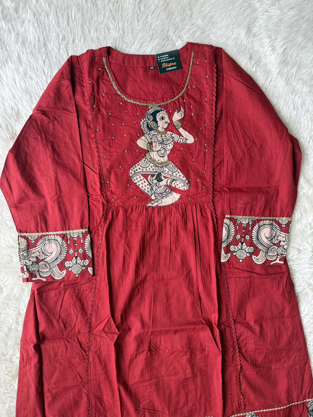 Premium Cotton Kurti Pant Dupatta Set