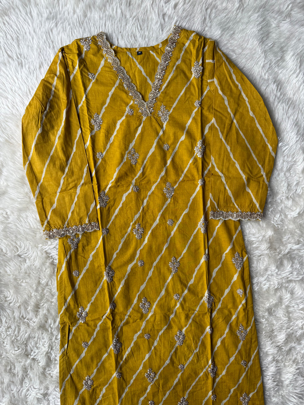 Premium Cotton Lehariya Set