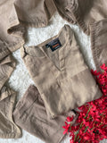“Plus Size” Mul Chanderi Kurti Pant Dupatta Set