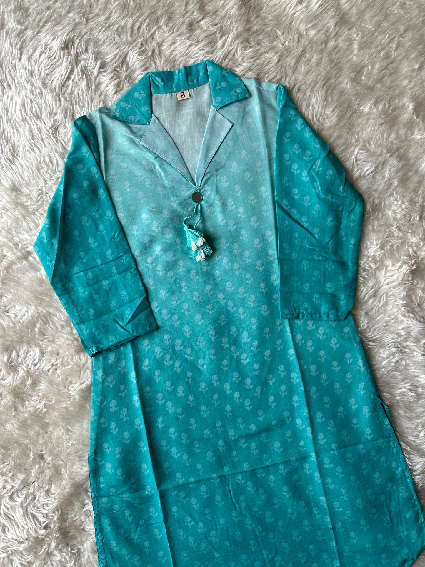 Viscose V- Neck Kurti