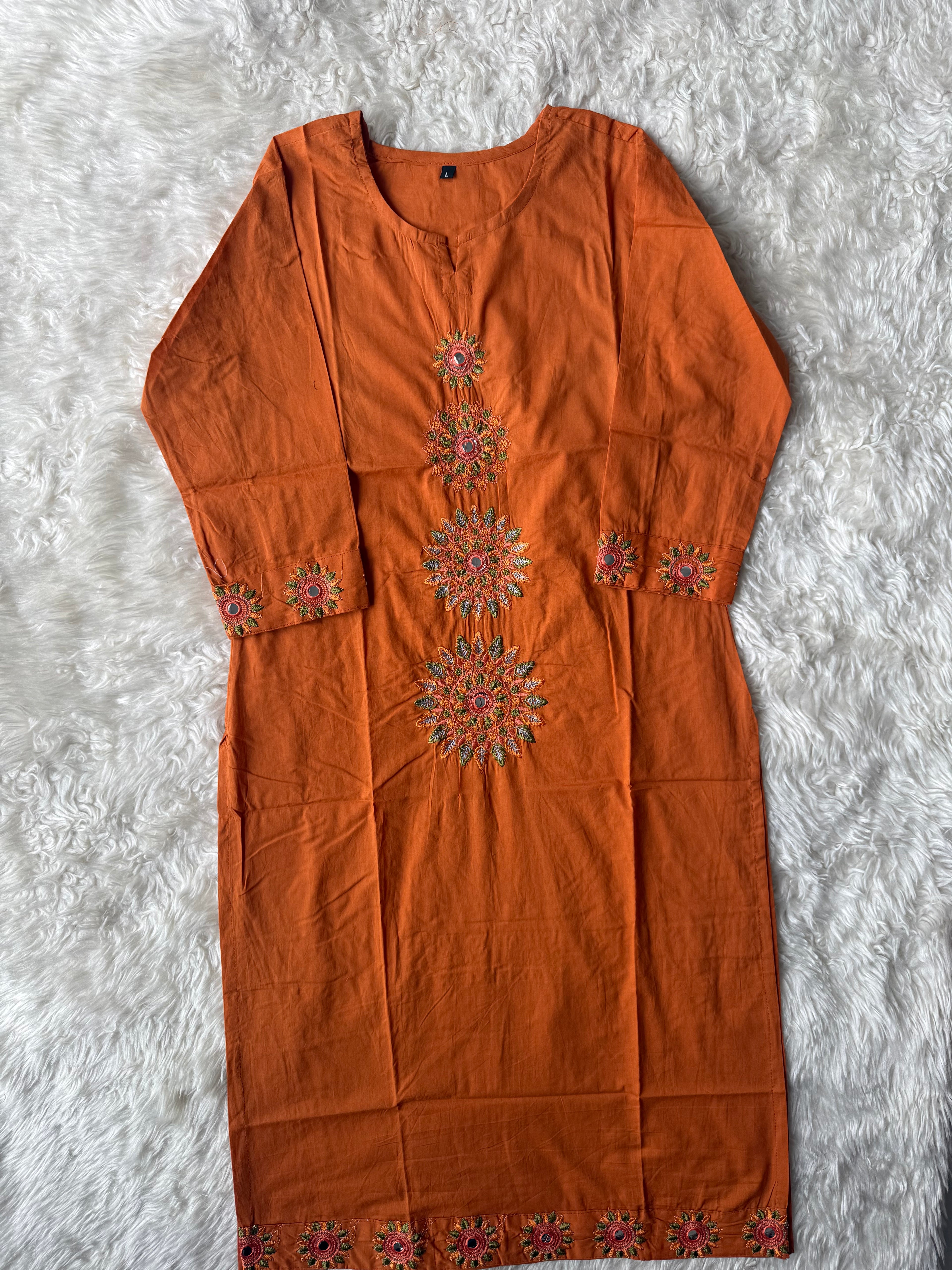 Cotton Kurti Pant Set