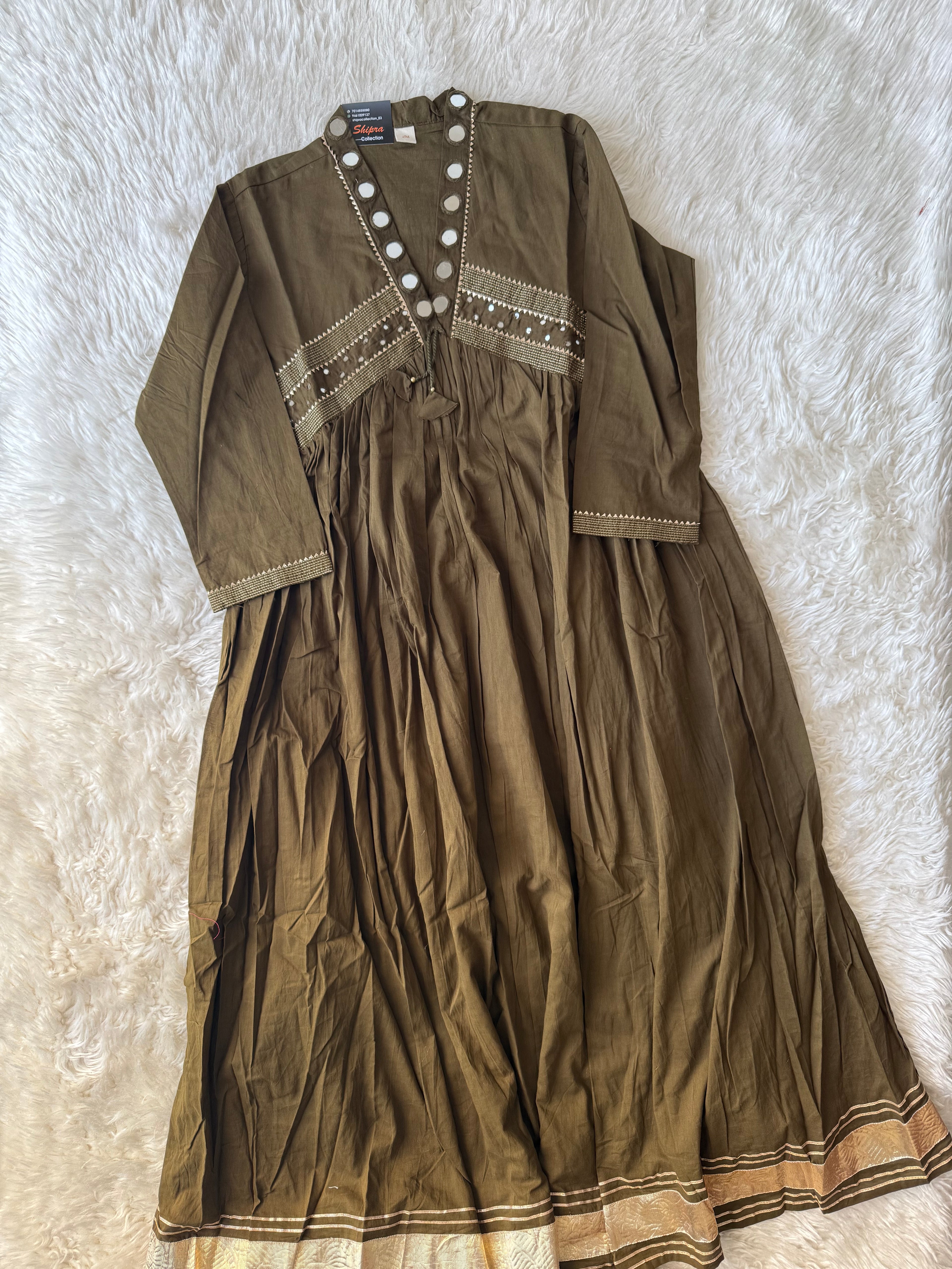 Premium Cotton Flare Kurti Pant Set