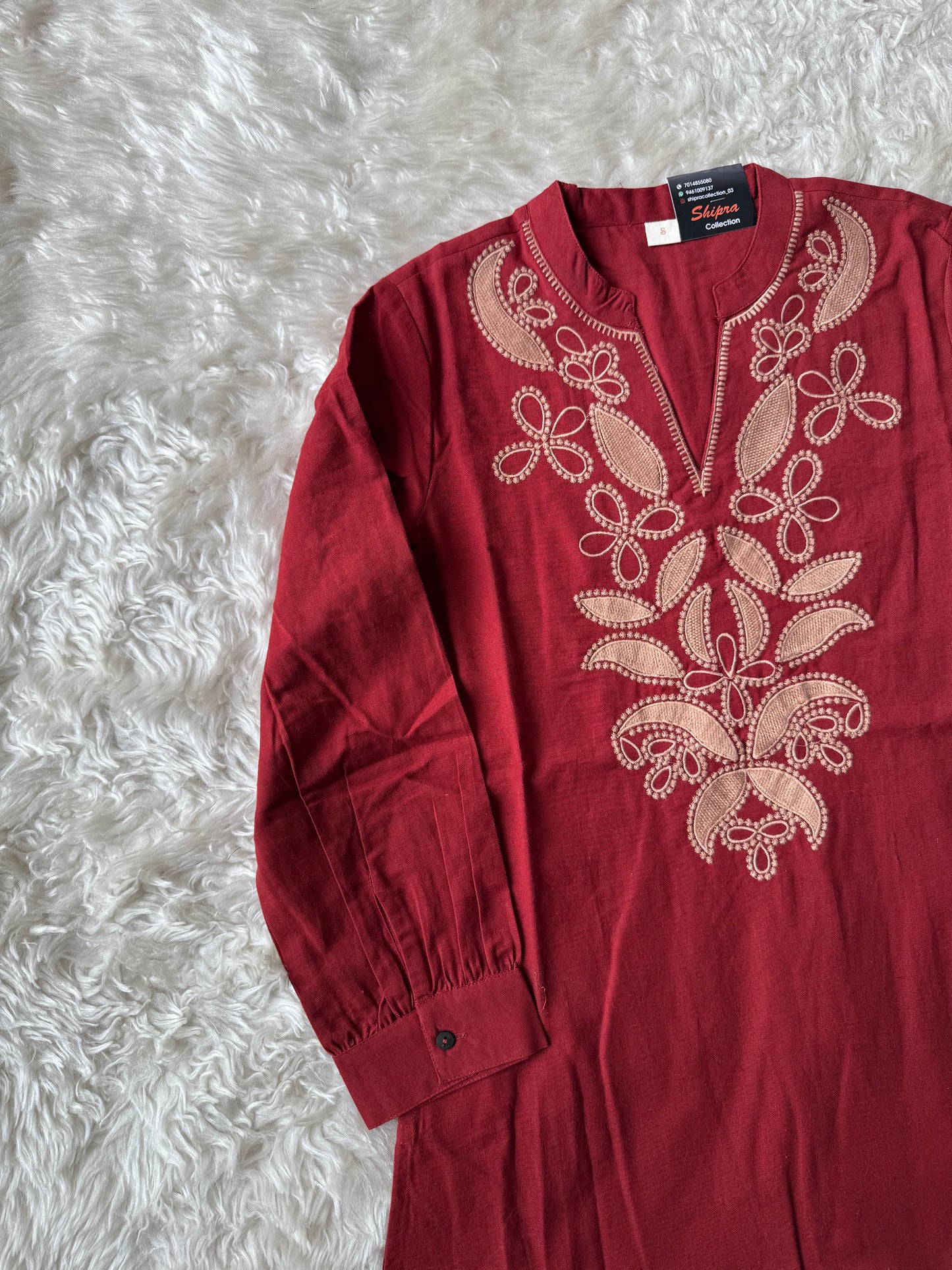 Khadi Cotton Short Kurti
