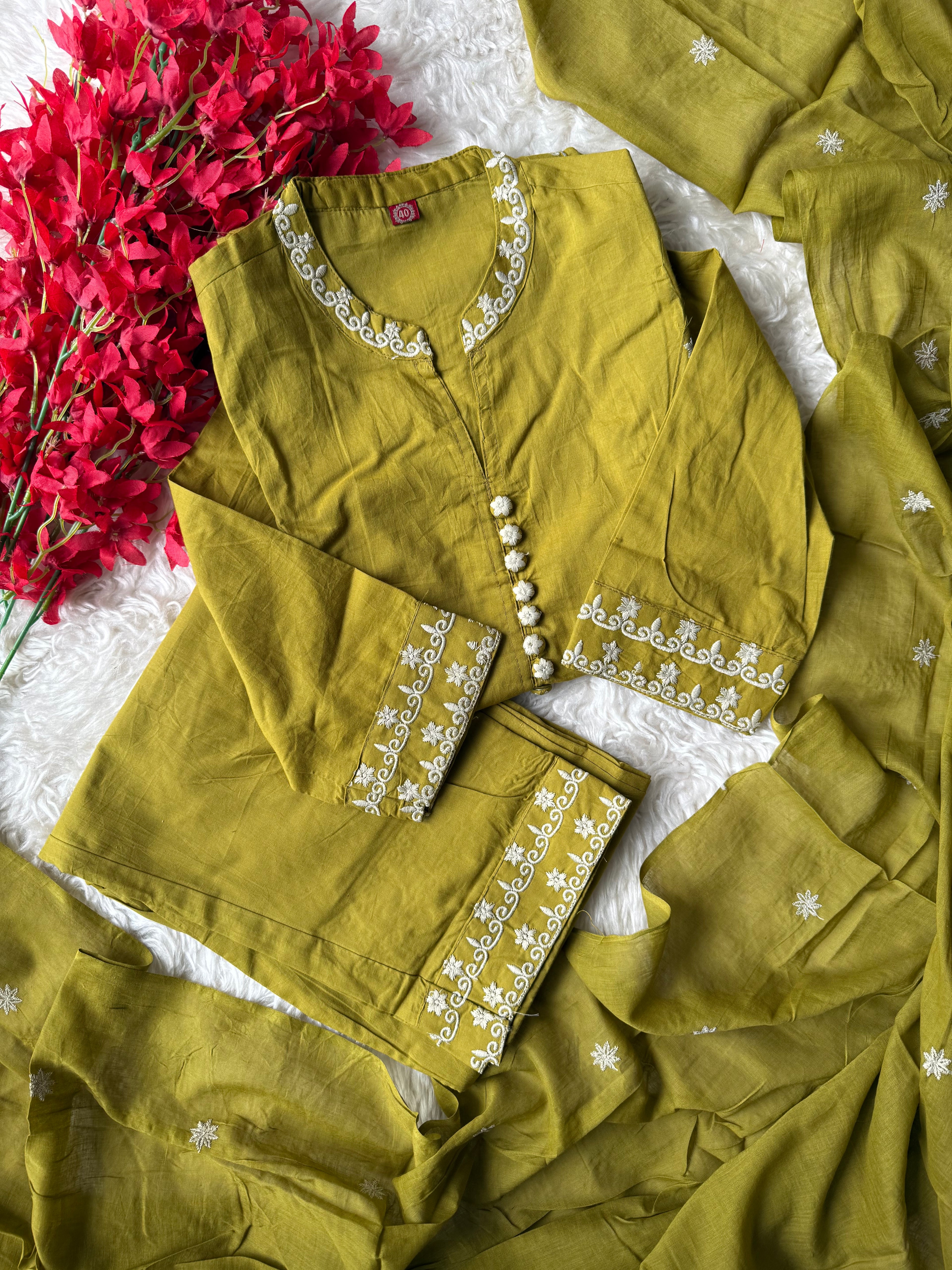 Pure Cotton Thread Work Collection
