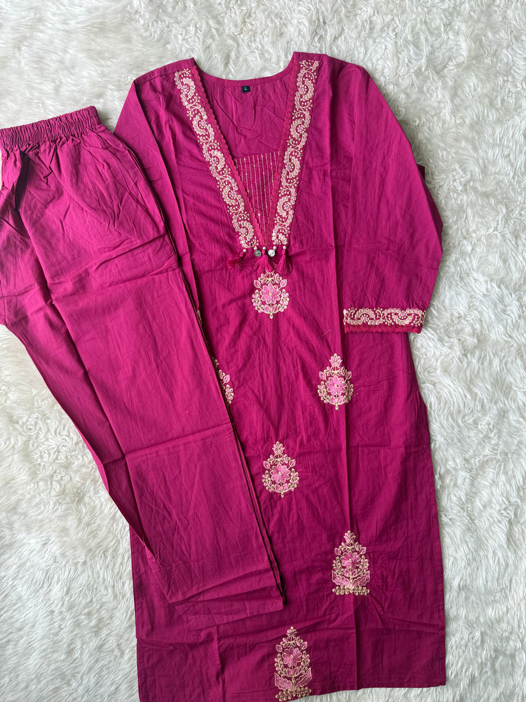 Cotton Kurti Pant Set
