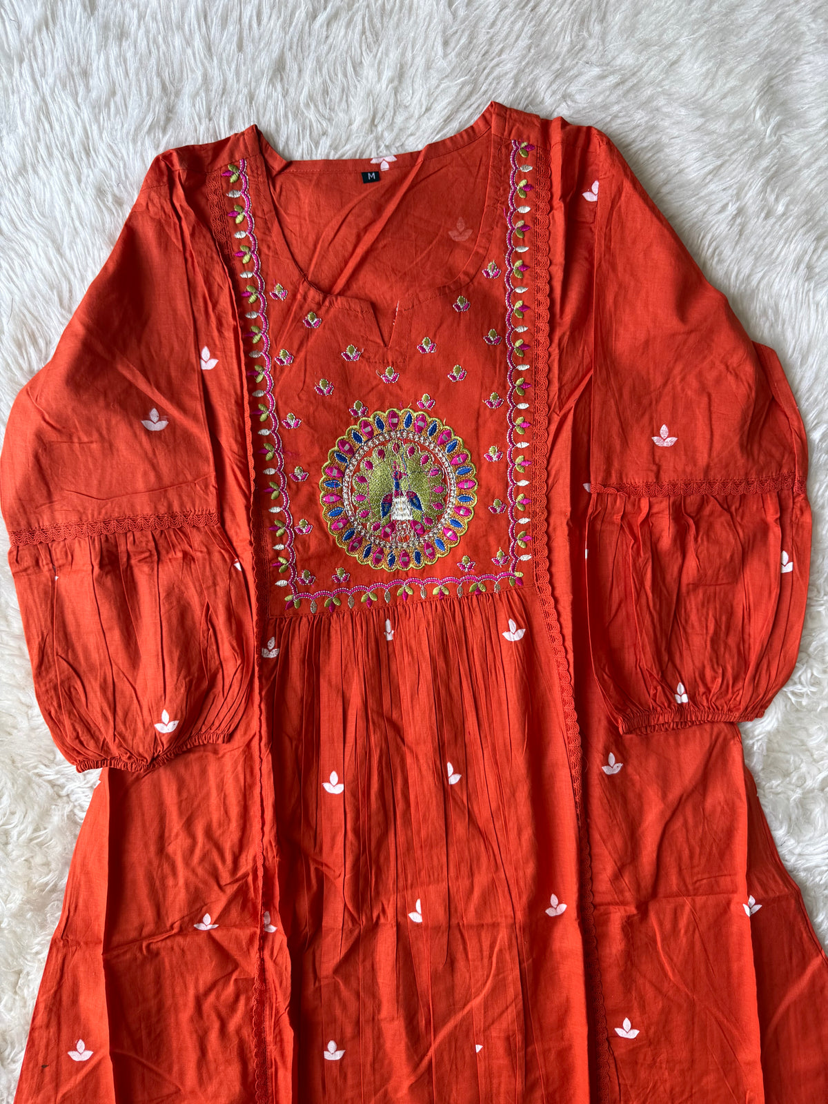 Cotton FLARE Kurti Pant Set